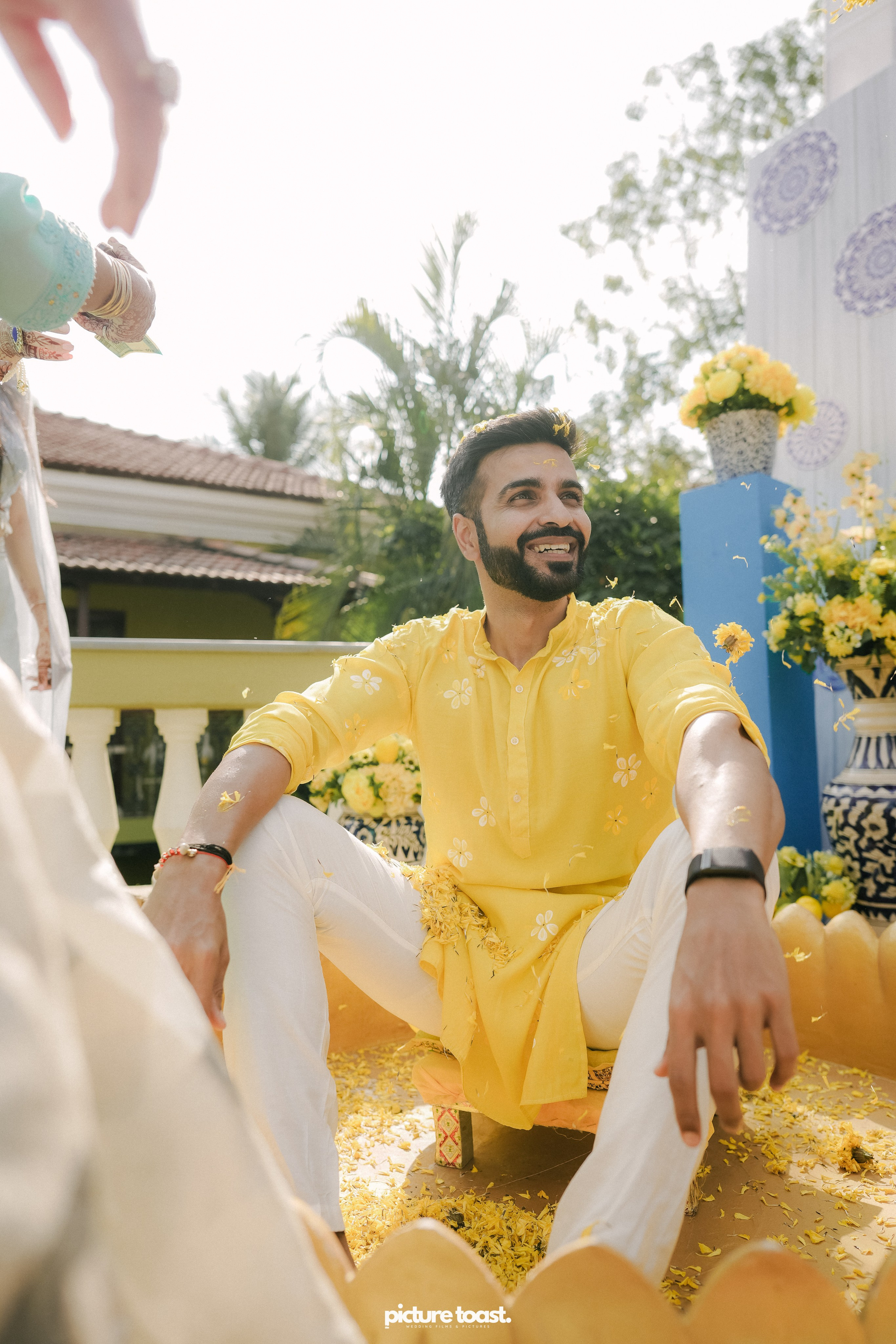 Haldi Hues Ft. Baebie & Goyal. Fine art Wedding Photographers in India & Canada