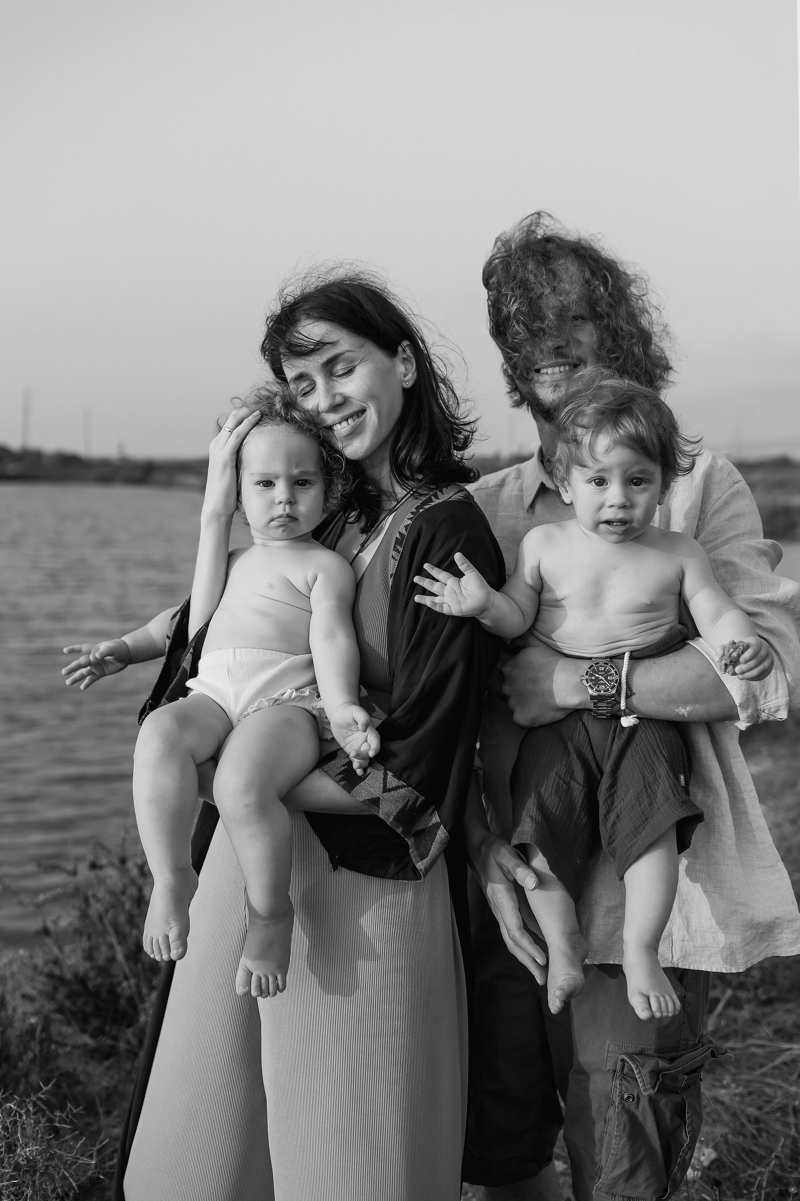 Little curls in Atlit. Family photographer in Israel
