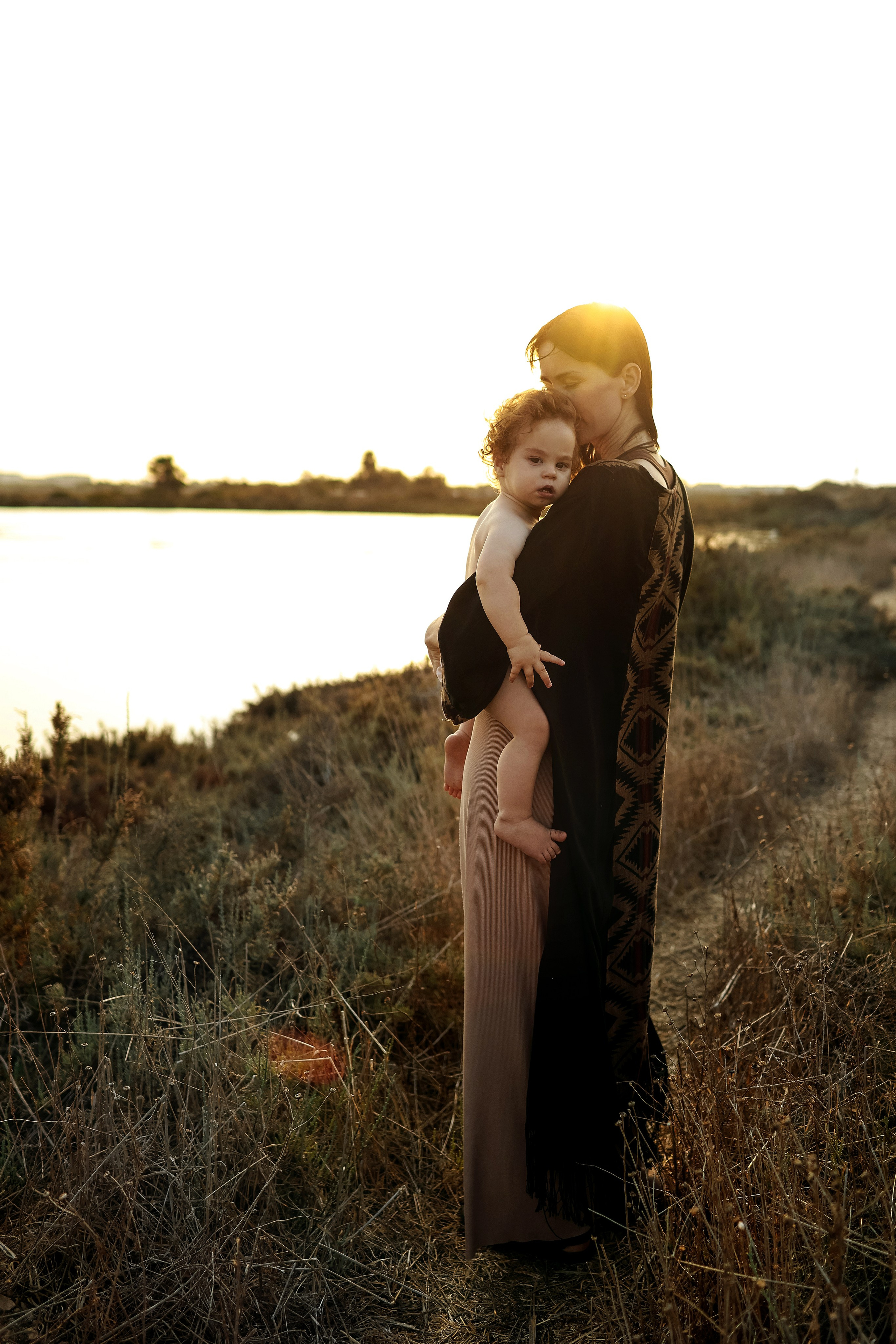 Little curls in Atlit. Family photographer in Israel