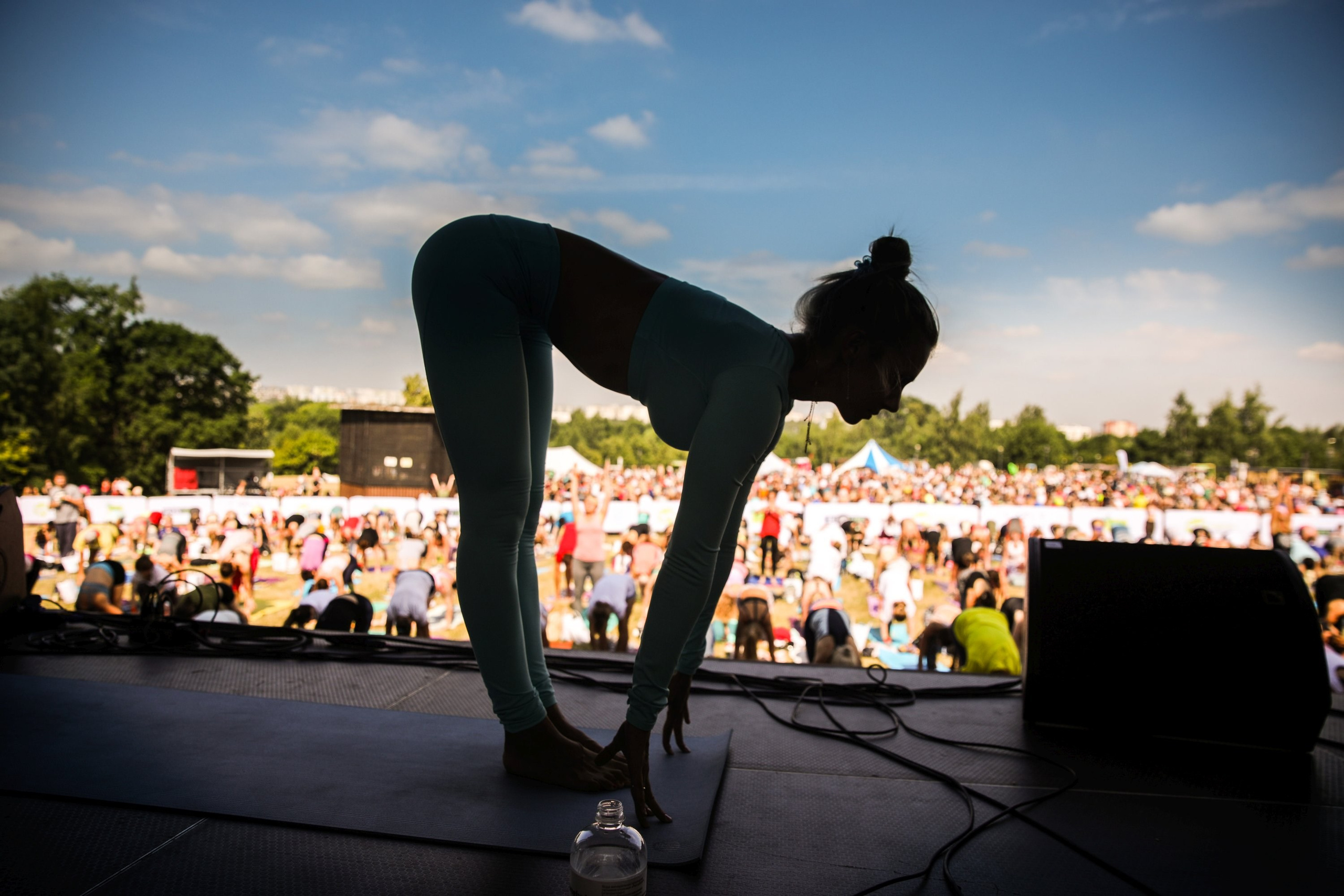 Yoga Day. True Story Photography