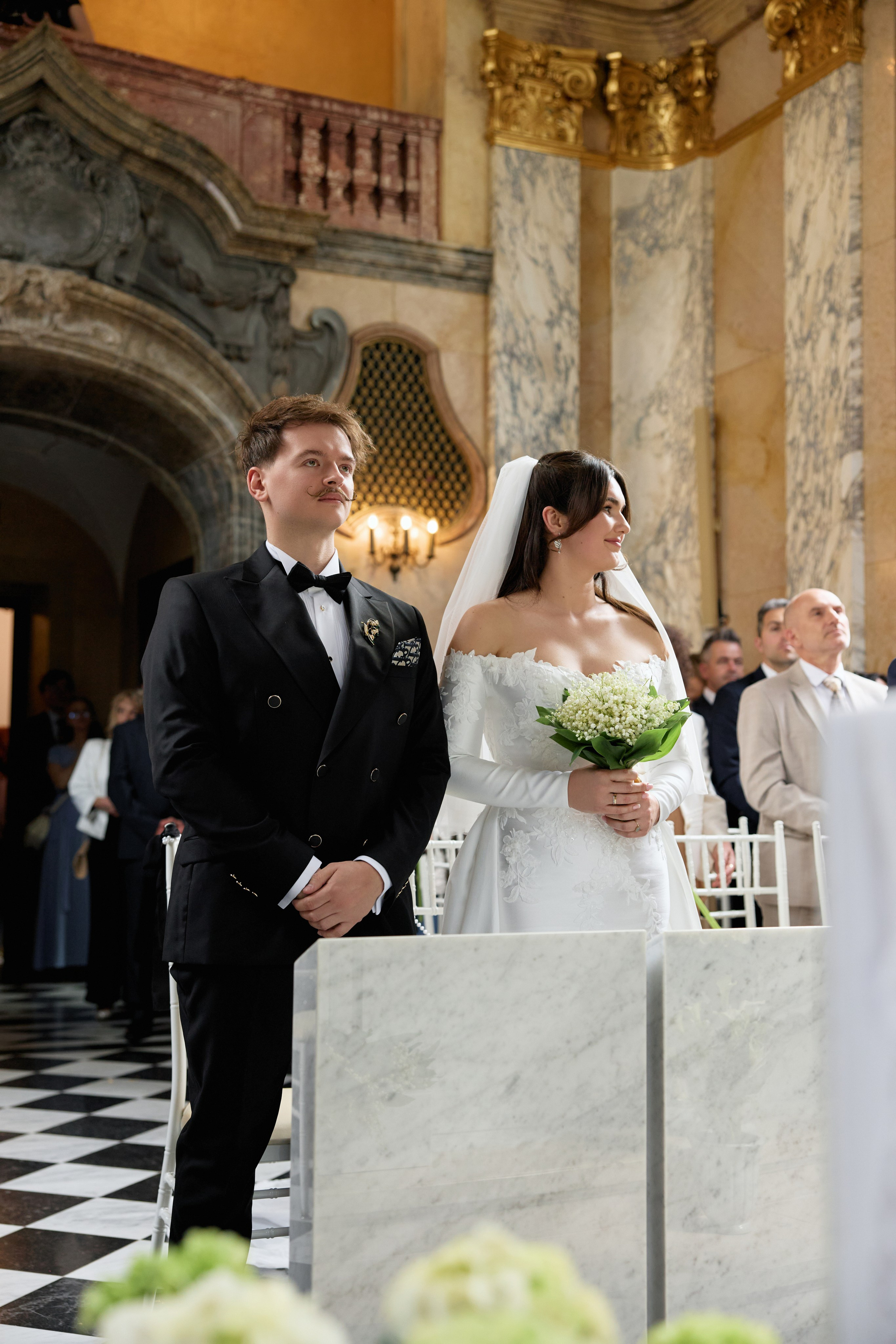 Wiktoria & Kacper. Pałac Goetz. Fotograf ślubny i rodzinny w Krakowie Yana Klymova