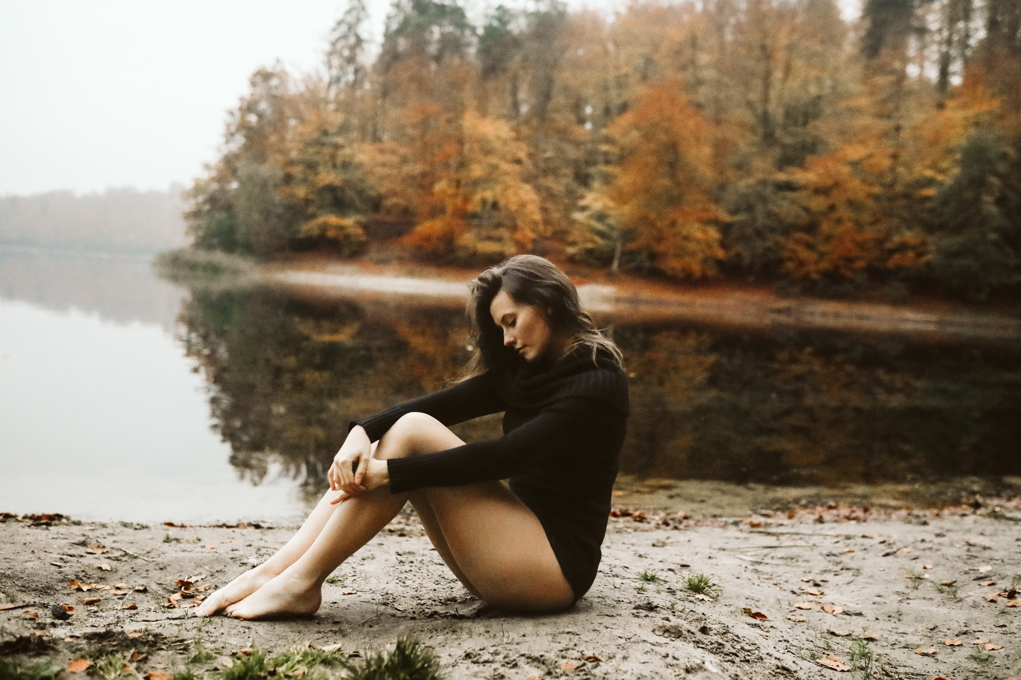 Magda - zachód słońca w Otominie. Fotograf ślubny i rodzinny - Kaszuby, Trójmiasto