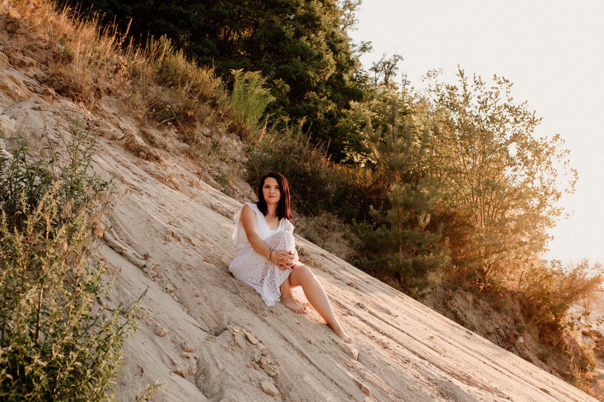 Monika - wschód słońca w Orłowie. Fotograf ślubny i rodzinny - Kaszuby, Trójmiasto