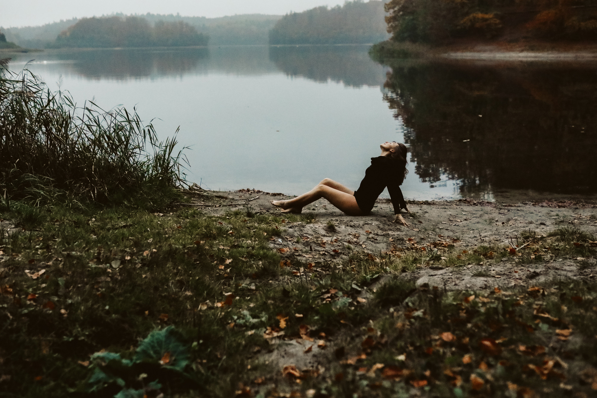 Magda - zachód słońca w Otominie. Fotograf ślubny i rodzinny - Kaszuby, Trójmiasto