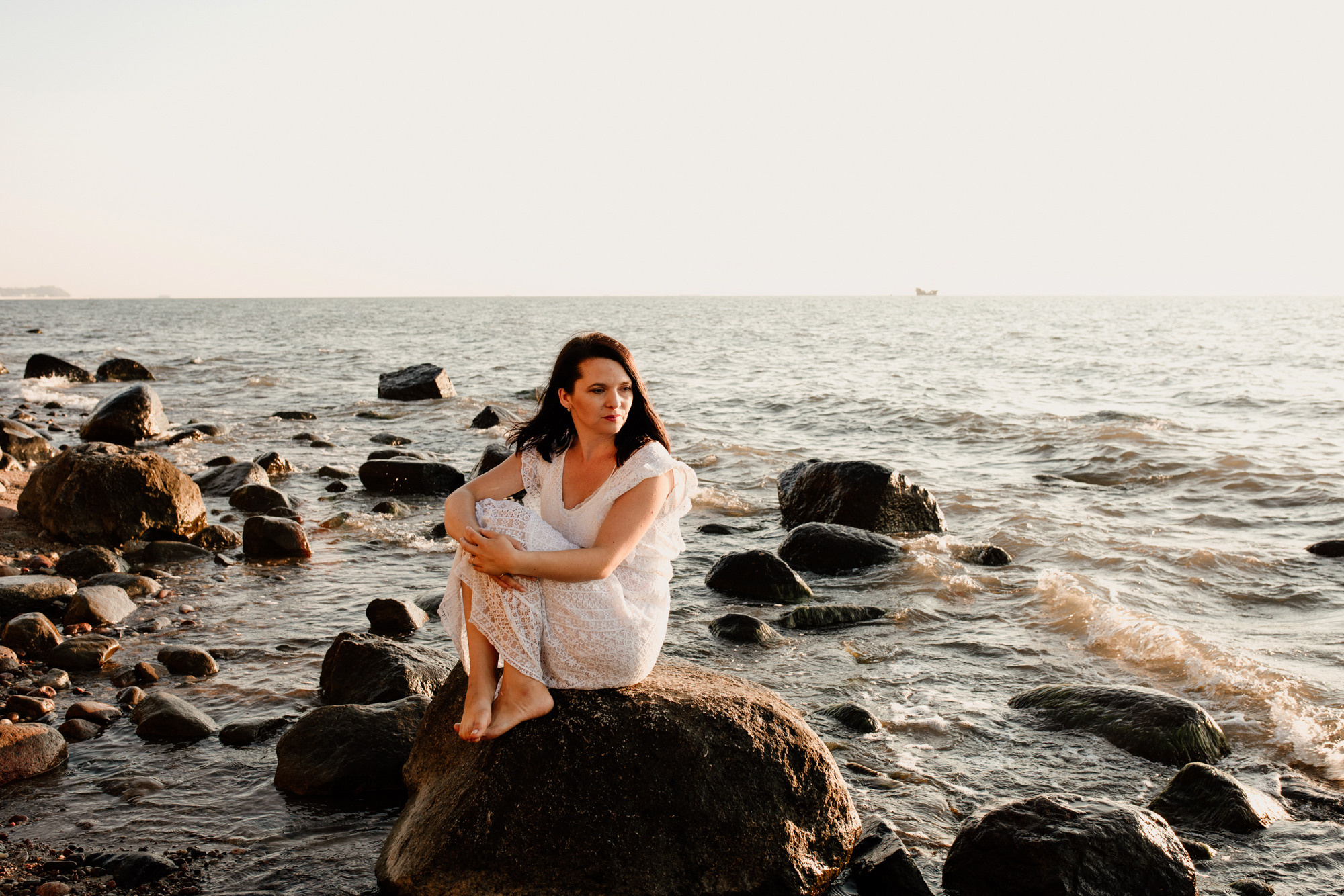 Monika - wschód słońca w Orłowie. Fotograf ślubny i rodzinny - Kaszuby, Trójmiasto