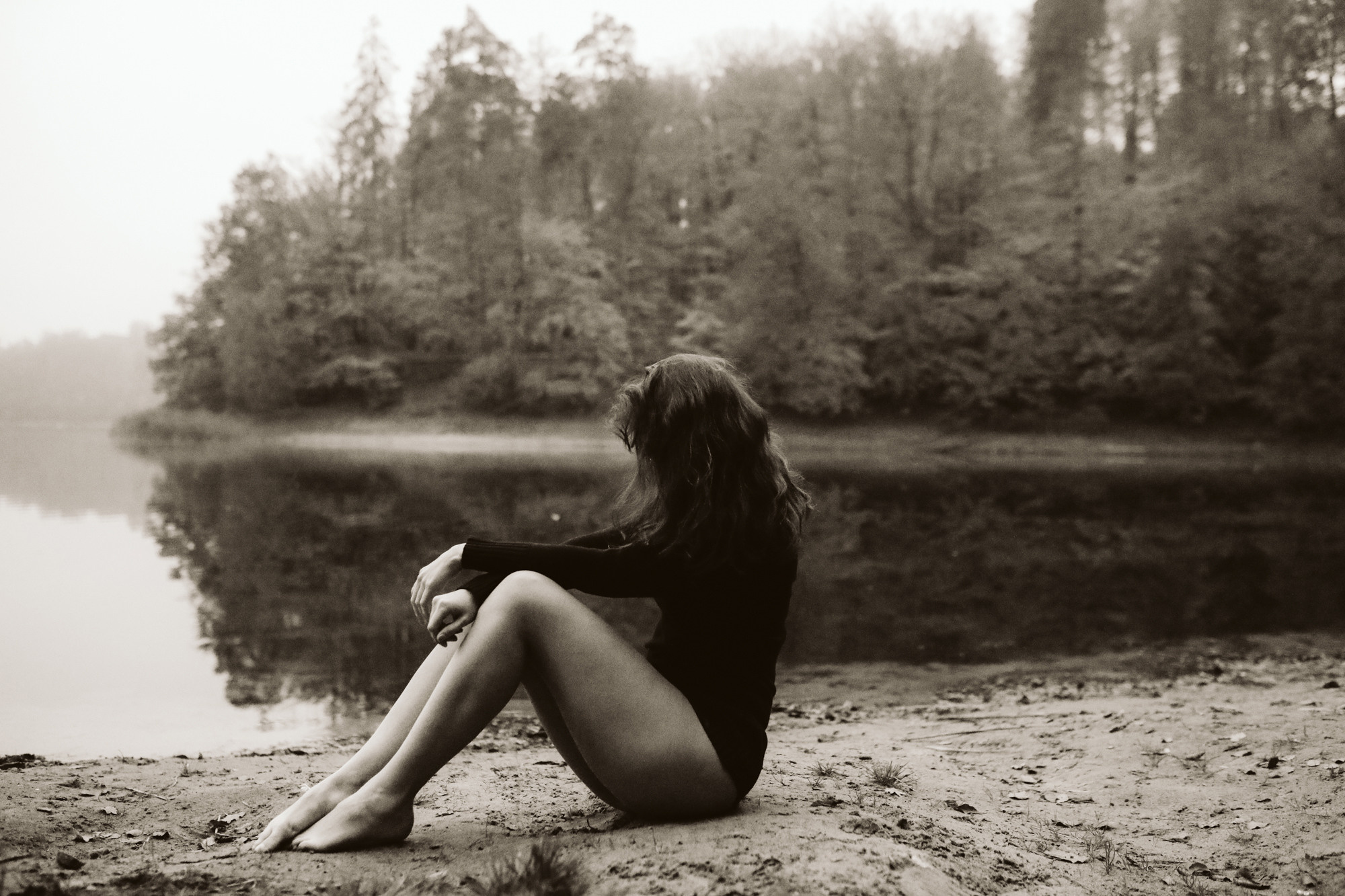Magda - zachód słońca w Otominie. Fotograf ślubny i rodzinny - Kaszuby, Trójmiasto