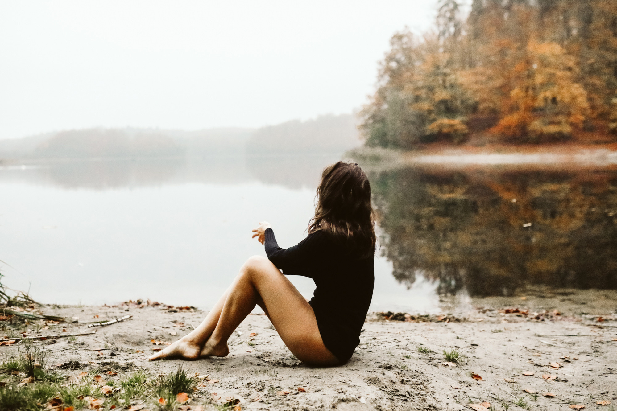 Magda - zachód słońca w Otominie. Fotograf ślubny i rodzinny - Kaszuby, Trójmiasto