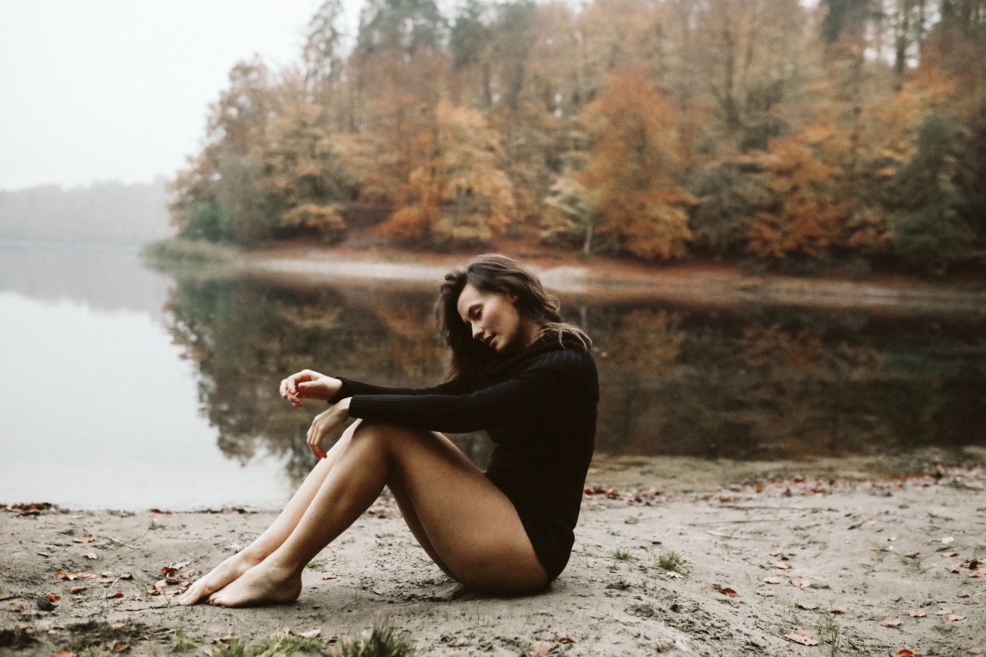 Magda - zachód słońca w Otominie. Fotograf ślubny i rodzinny - Kaszuby, Trójmiasto