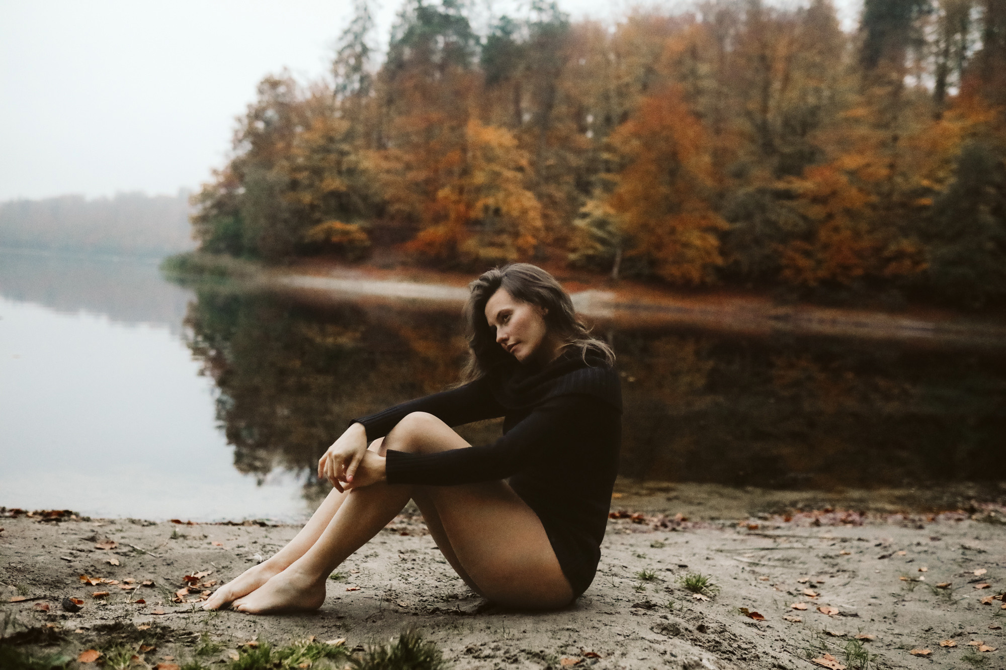 Magda - zachód słońca w Otominie. Fotograf ślubny i rodzinny - Kaszuby, Trójmiasto