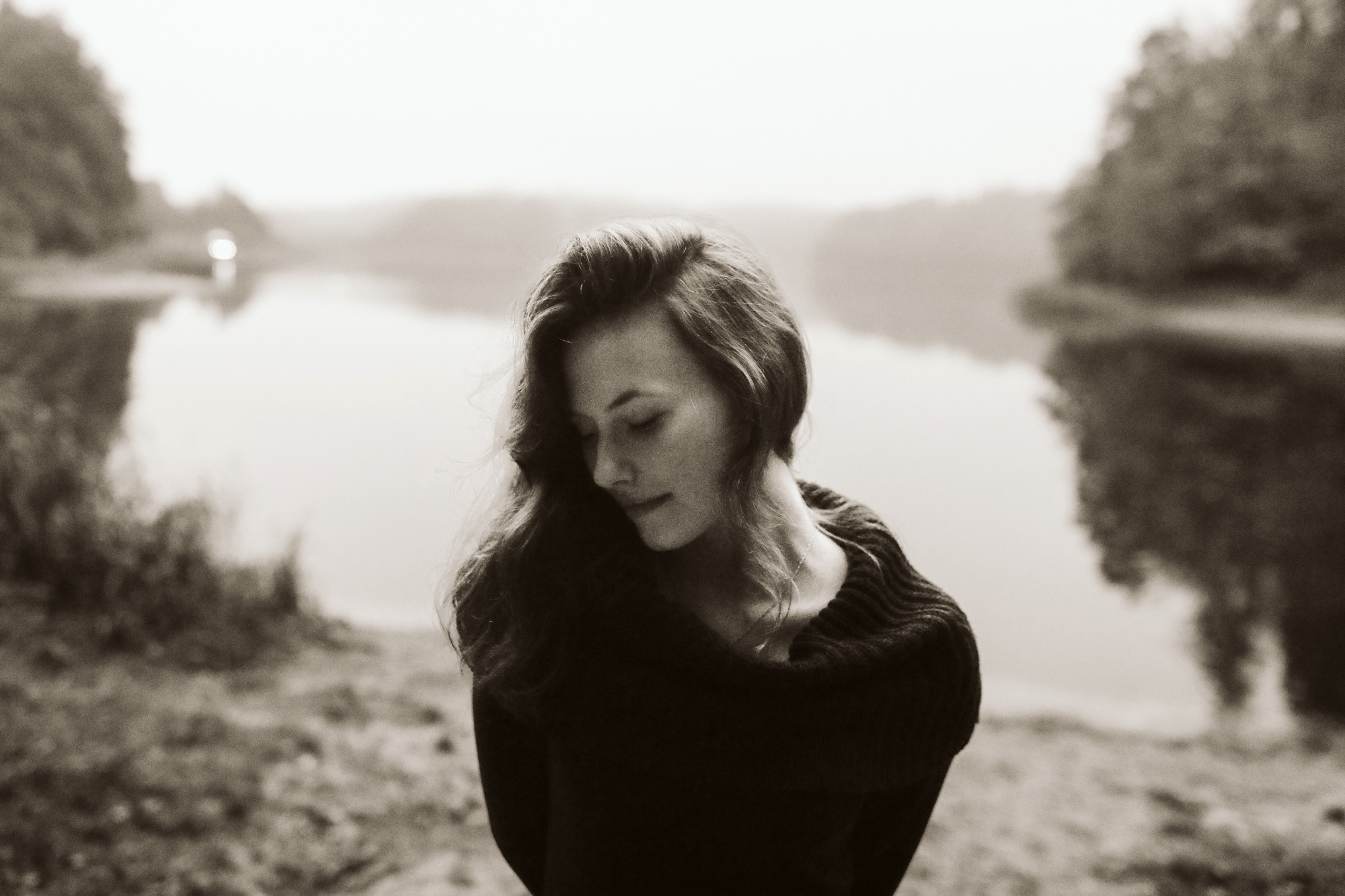 Magda - zachód słońca w Otominie. Fotograf ślubny i rodzinny - Kaszuby, Trójmiasto