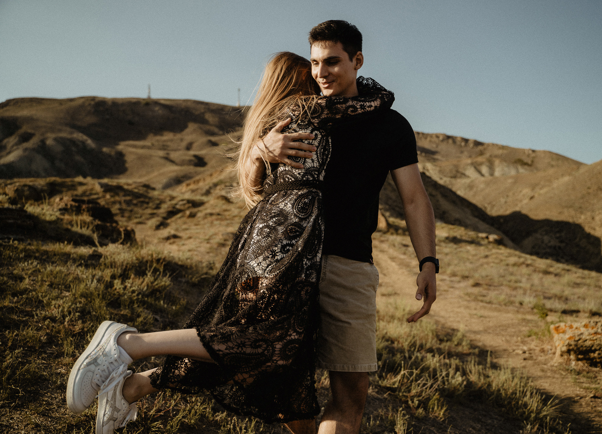 Фотосессия Love story у моря. Крым, Коктебель. Свадебный и семейный фотограф Алексей Попов. Штутгарт, Германия