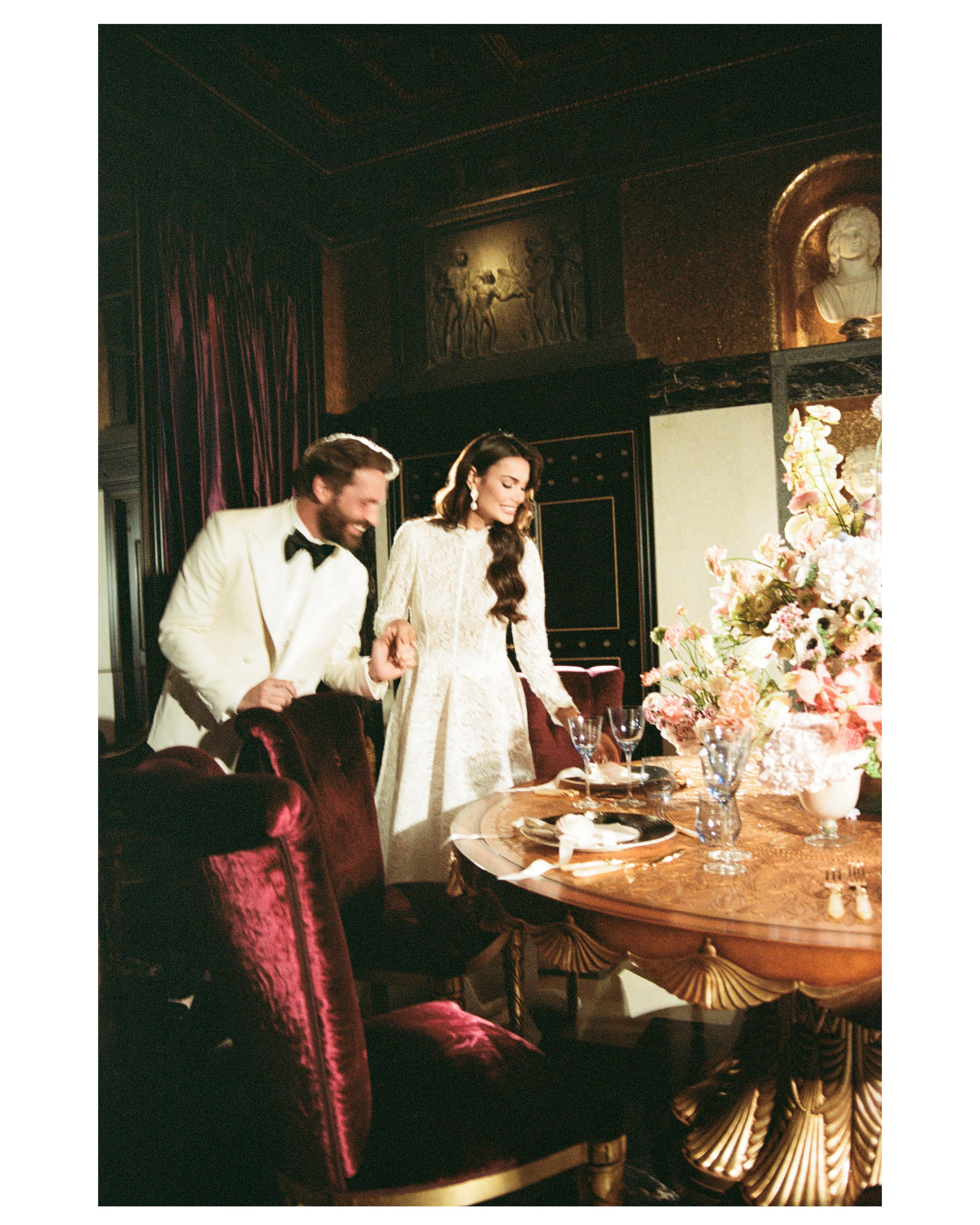 Celebrate love in the heart of Rome with a stunning wedding photoshoot at Villa Clara. Shot on Kodak Portra 400 film