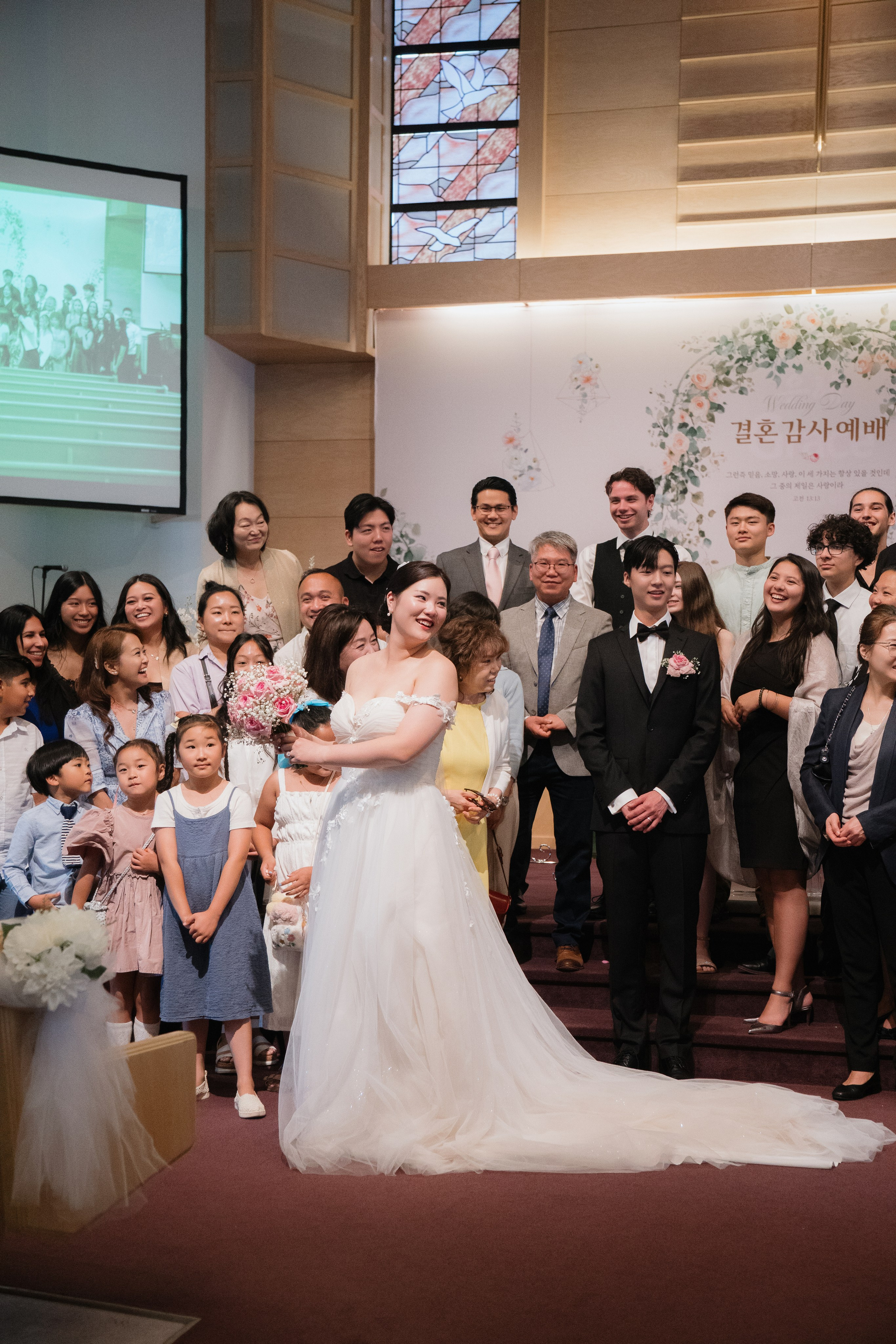 Bokyoung Kim and Giwan Kim | Church ceremony. Photographer in Washington Sophia D