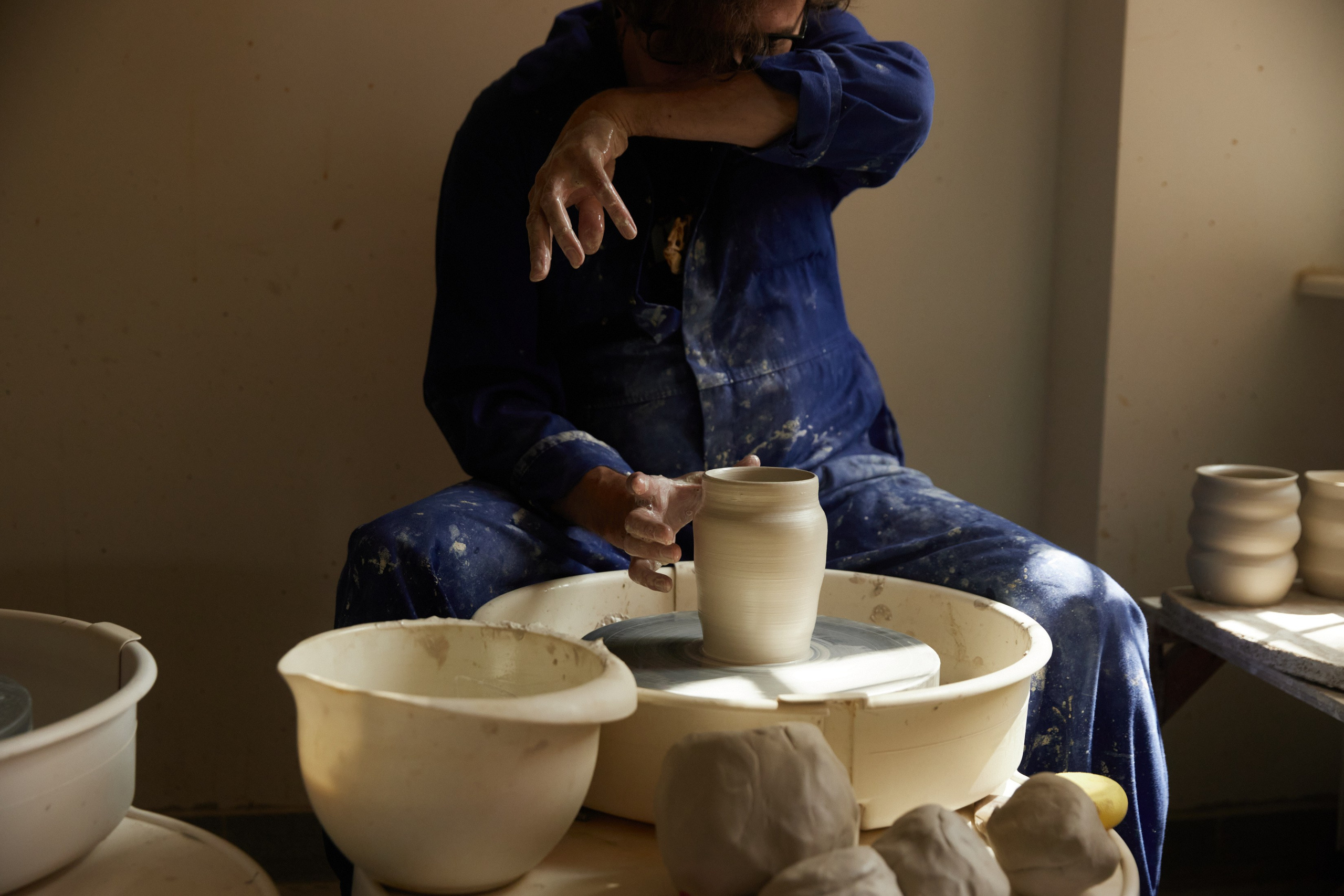 Ceramists. Photographer Katya Vlasova