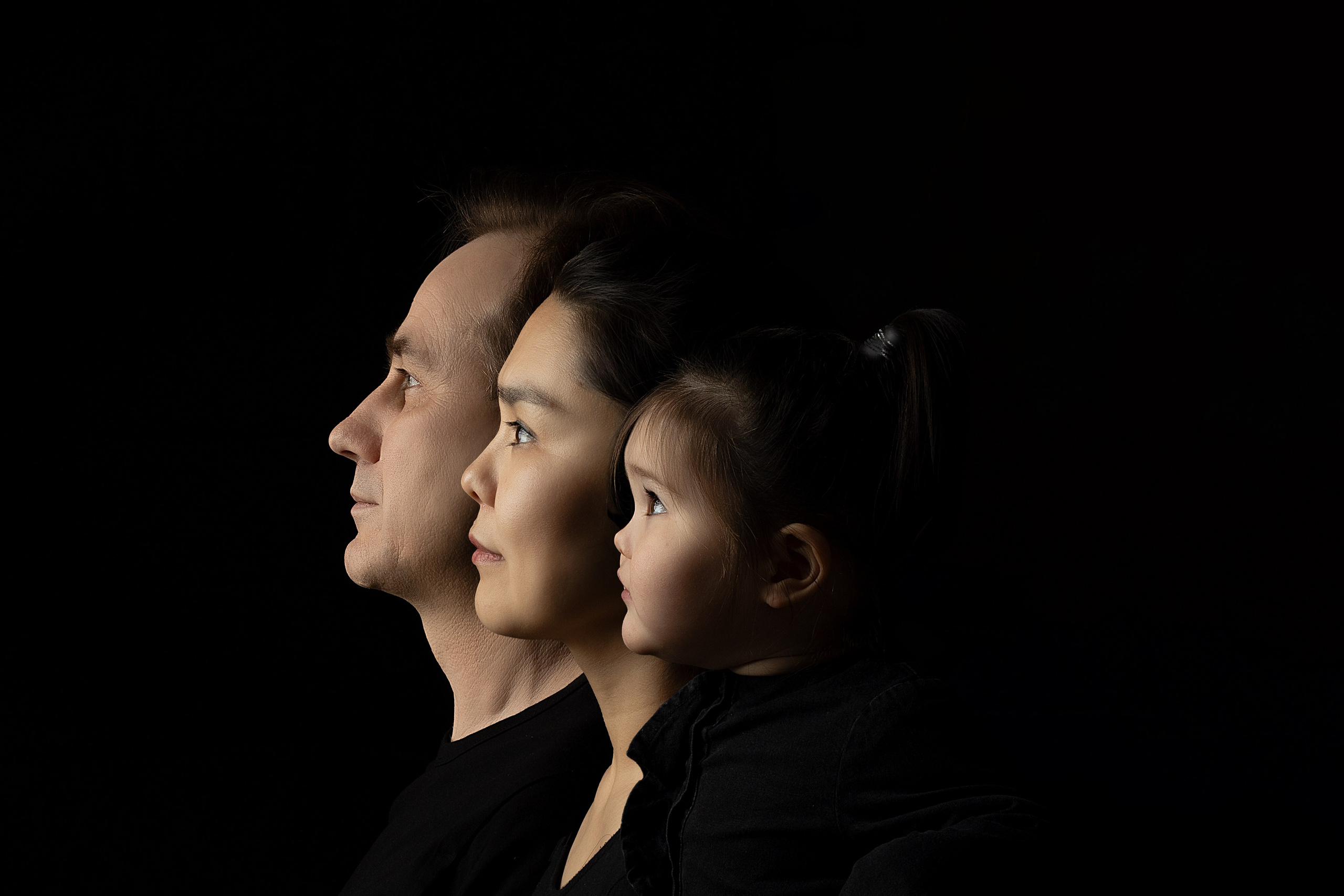 Generationsporträt. Fotografin Heidenheim / Newborn, Babybauch & Familie - Nadine Schmalz