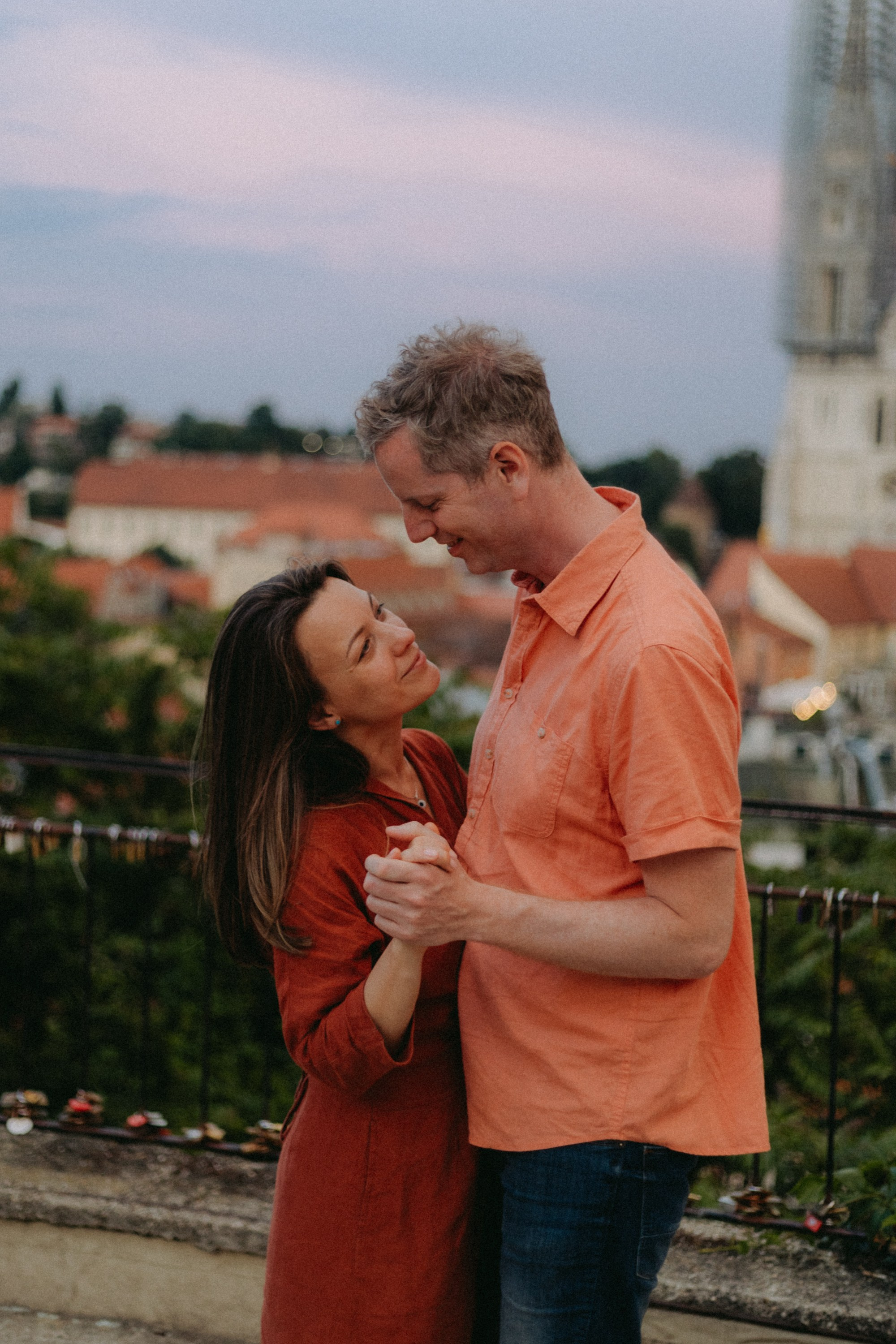 Family in the city. Elena Gorobets. Photographer in Zagreb