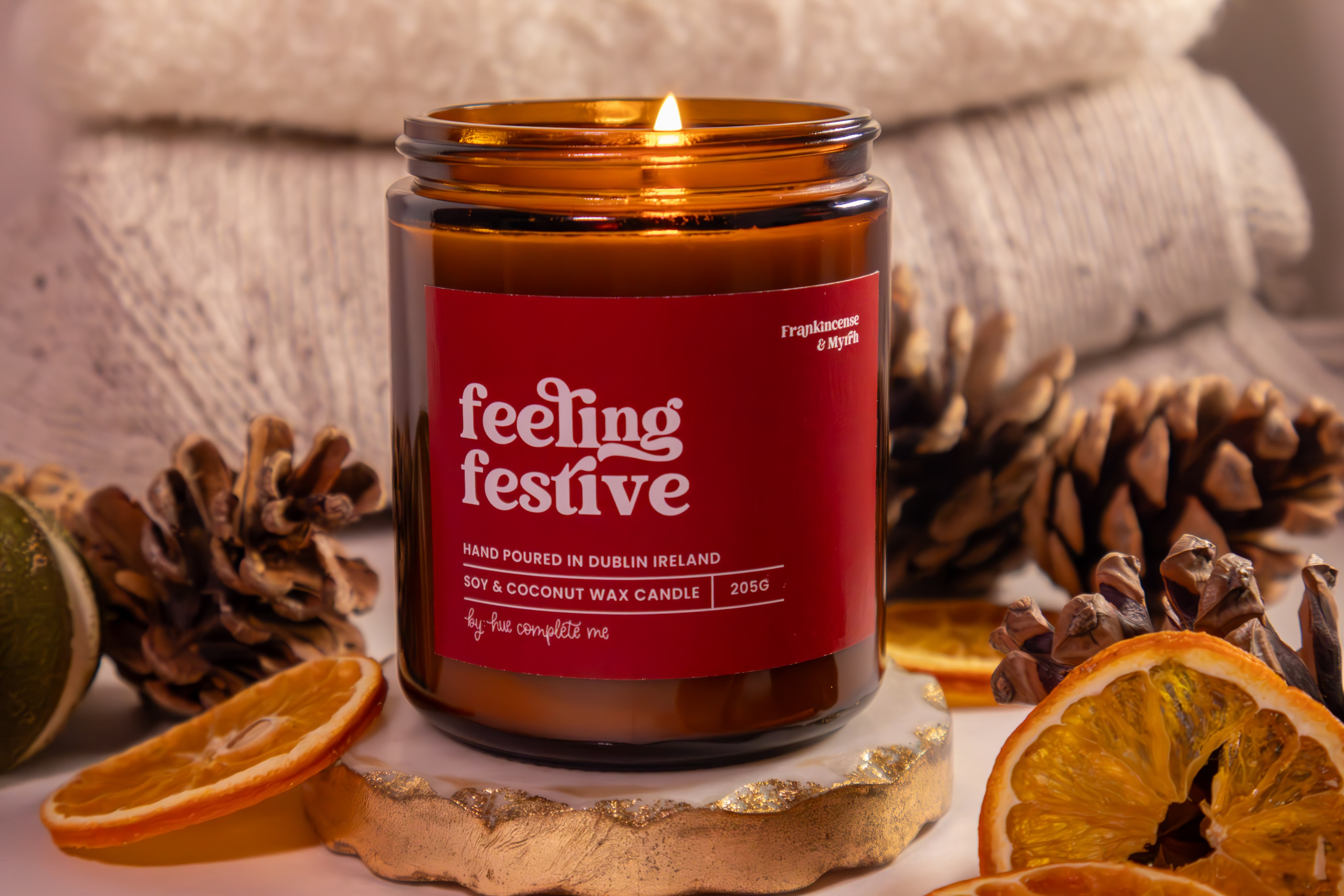 Hue Compele Me Festive Candles. Create with Twila