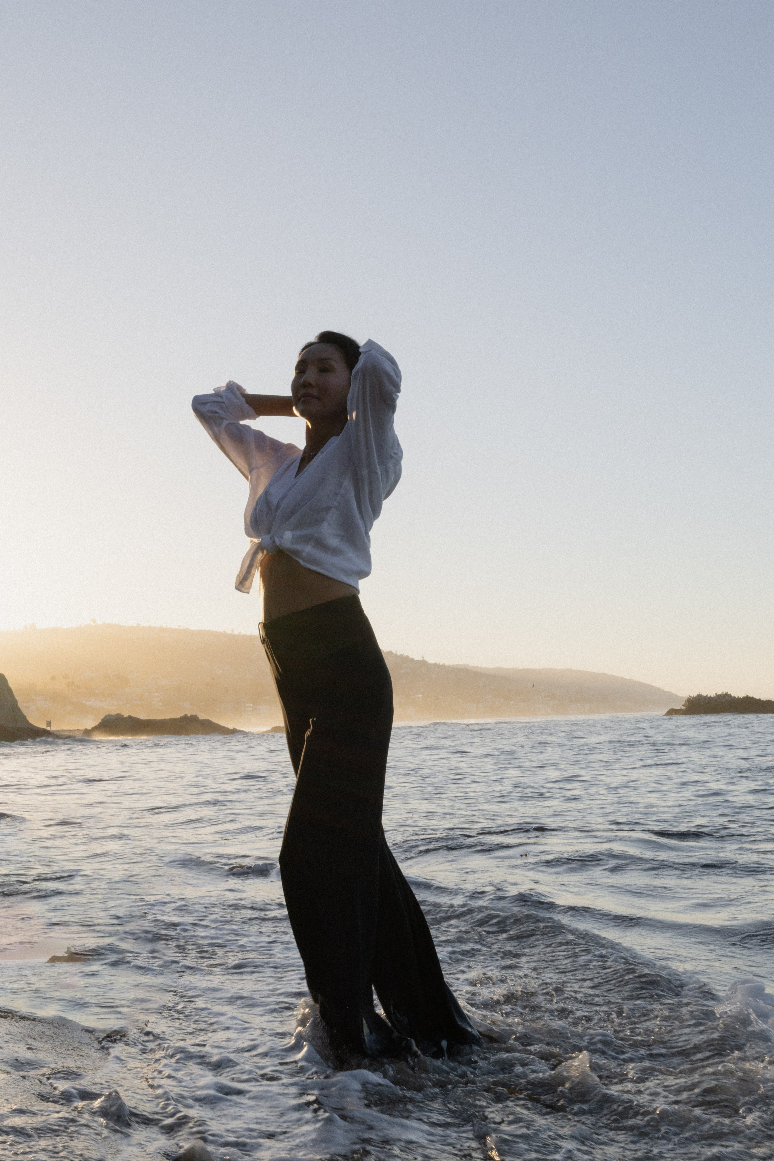 Gorgeous Galina at the Beach. Portrait, family, maternity & wedding photography & videography in SoCal Kseni Vibe