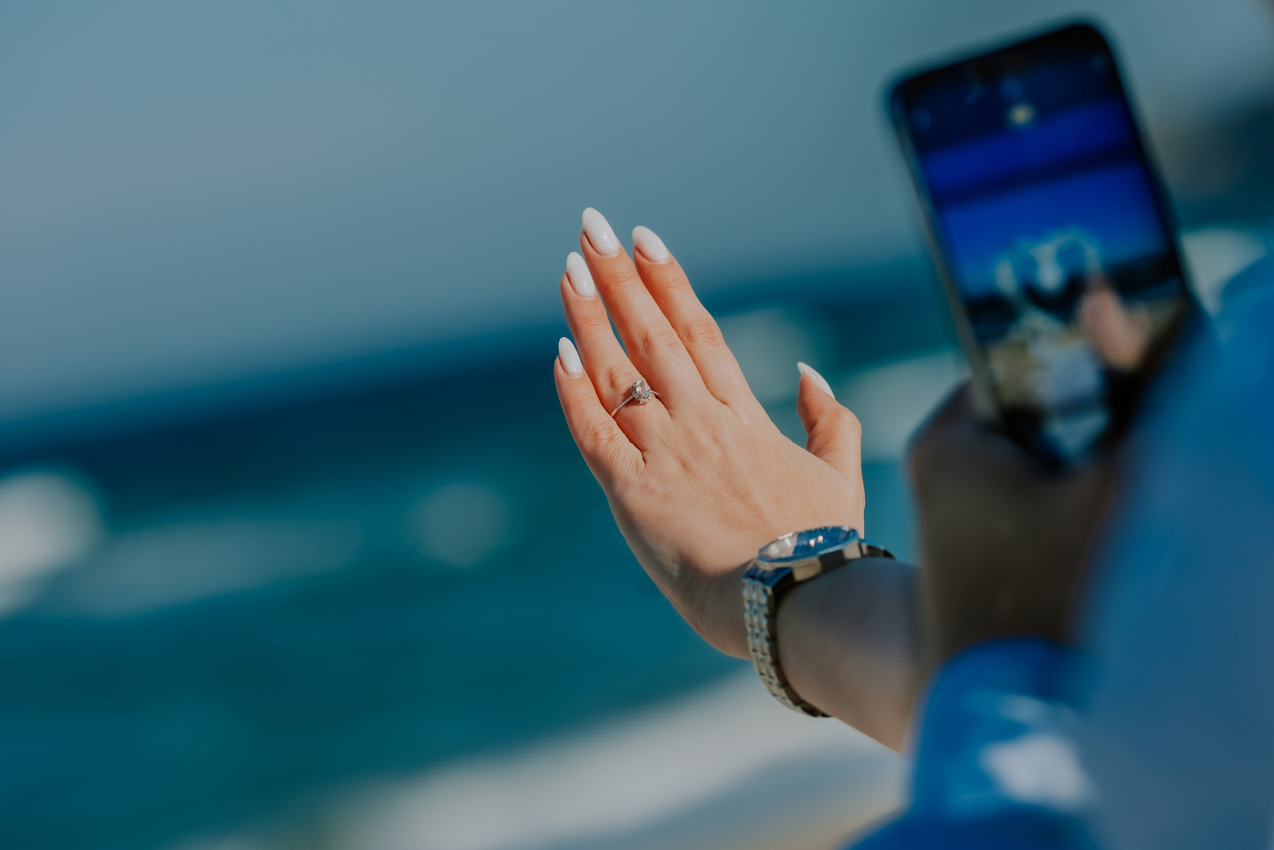 Годеж на плажа. Фотограф Ирина Йотова