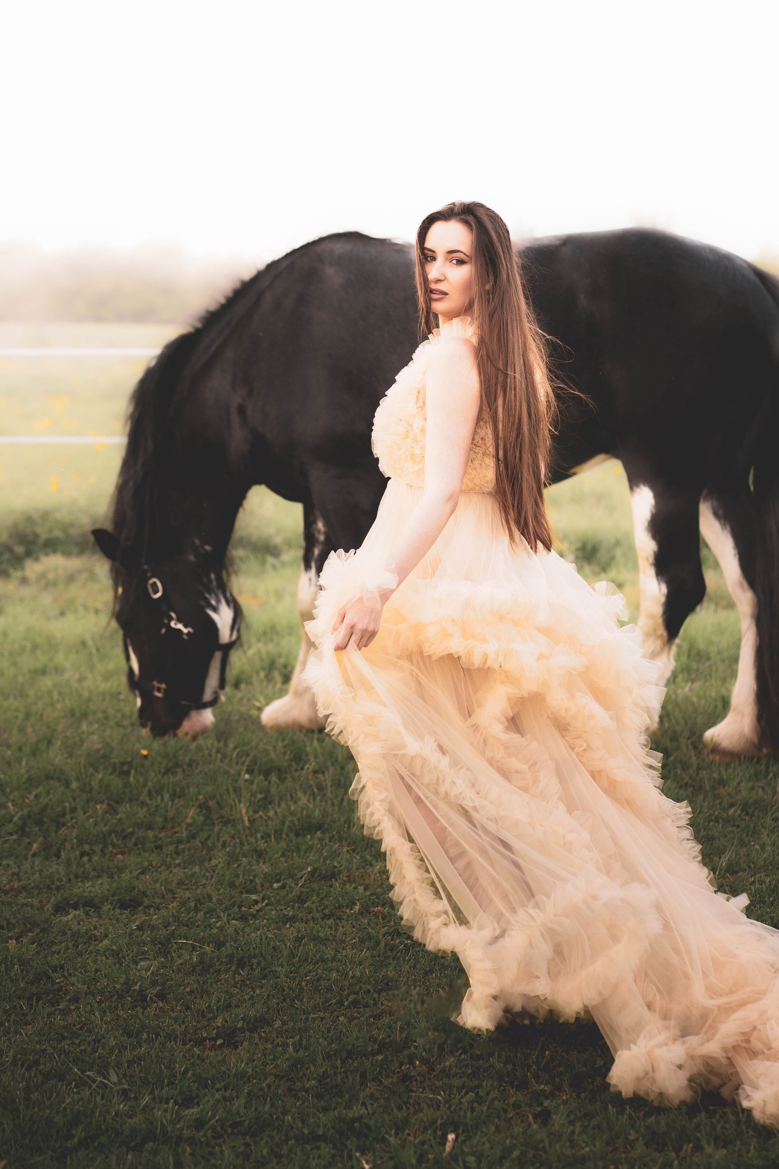Dominika su žirgu. Fotografija — Olga Bojarin