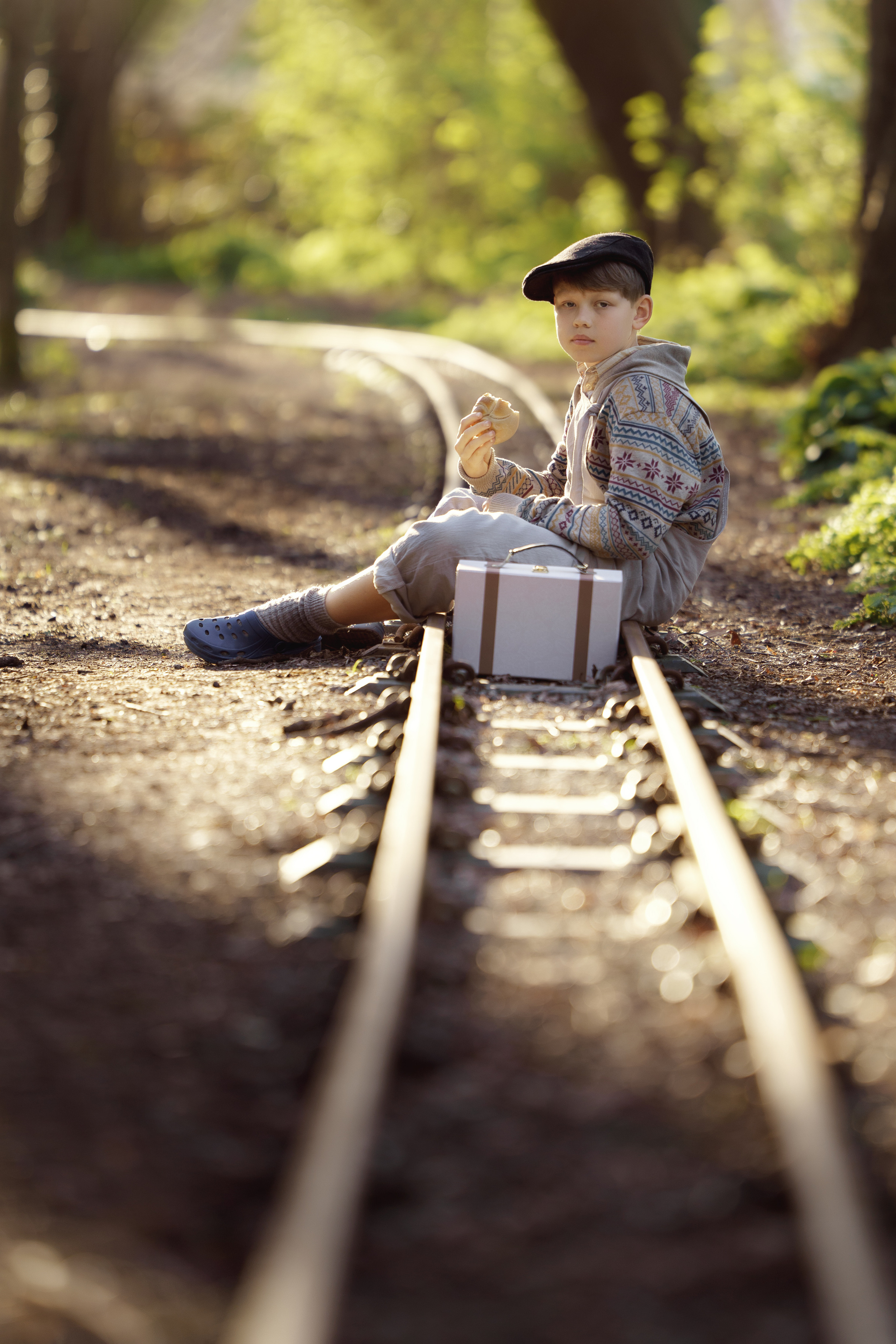 Lone passenger. Jelena Upleja children and family photographer in Bognor Regis