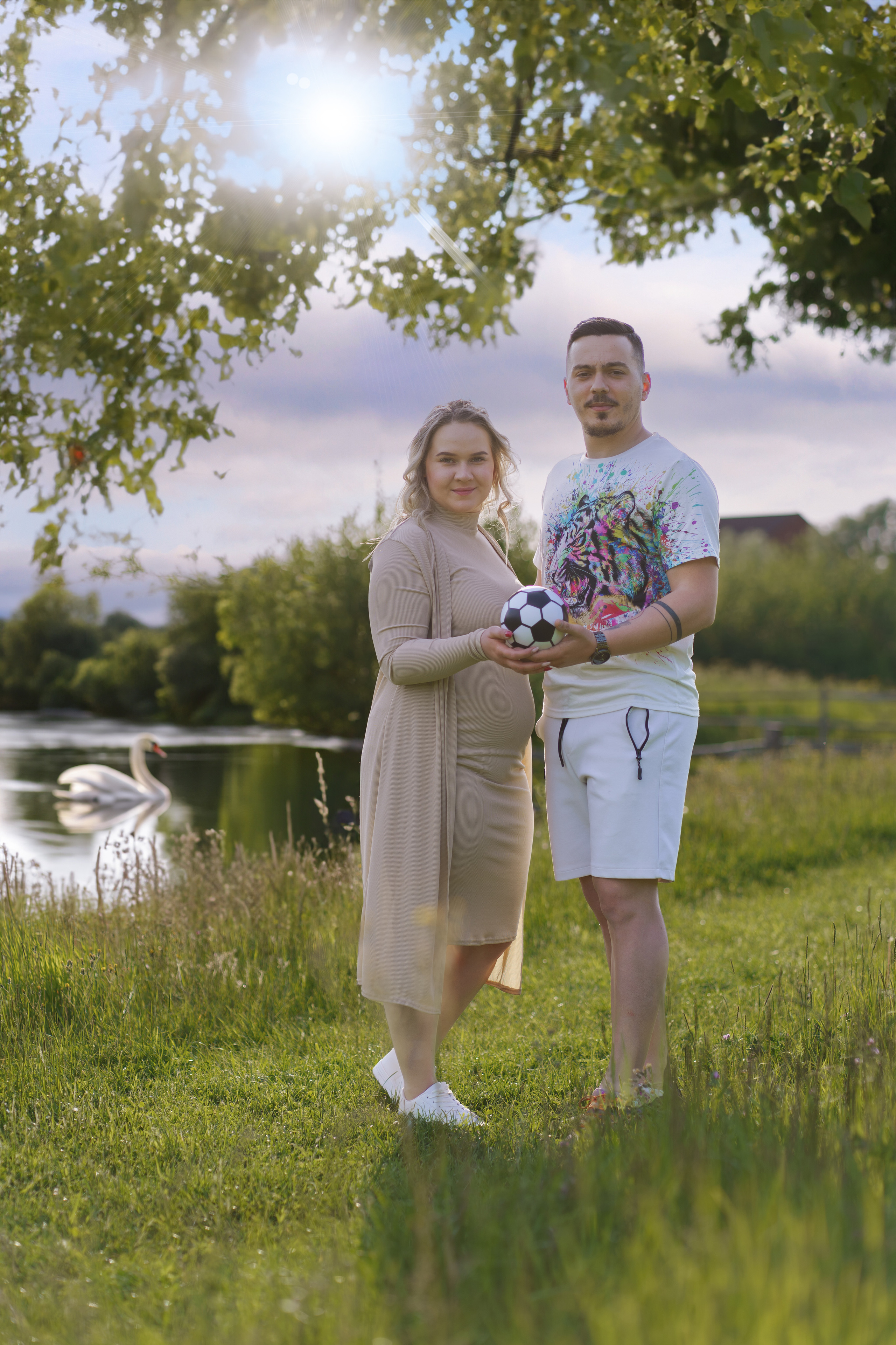 Marius & Alexandra в ожидании малыша. Детский и семейный фотограф в Богнор Регис Елена Уплея