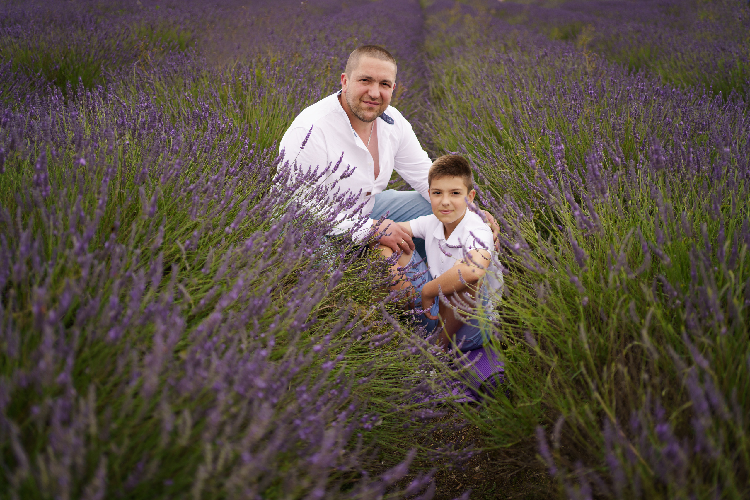 Ion & Rodica Семейные фото в лавандовом поле. Детский и семейный фотограф в Богнор Регис Елена Уплея