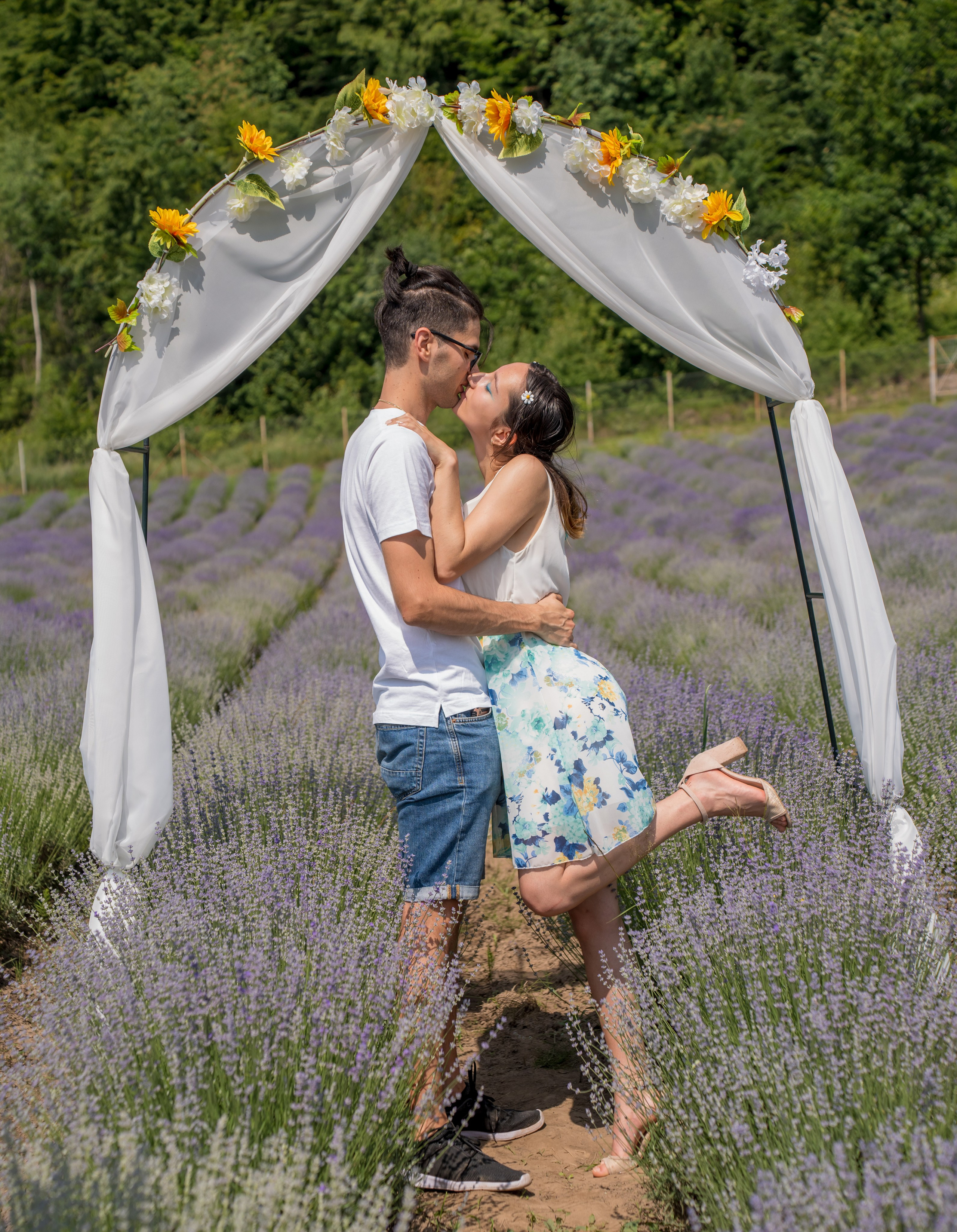 Ședință foto în Lavandă. Mihai Alexandra Events