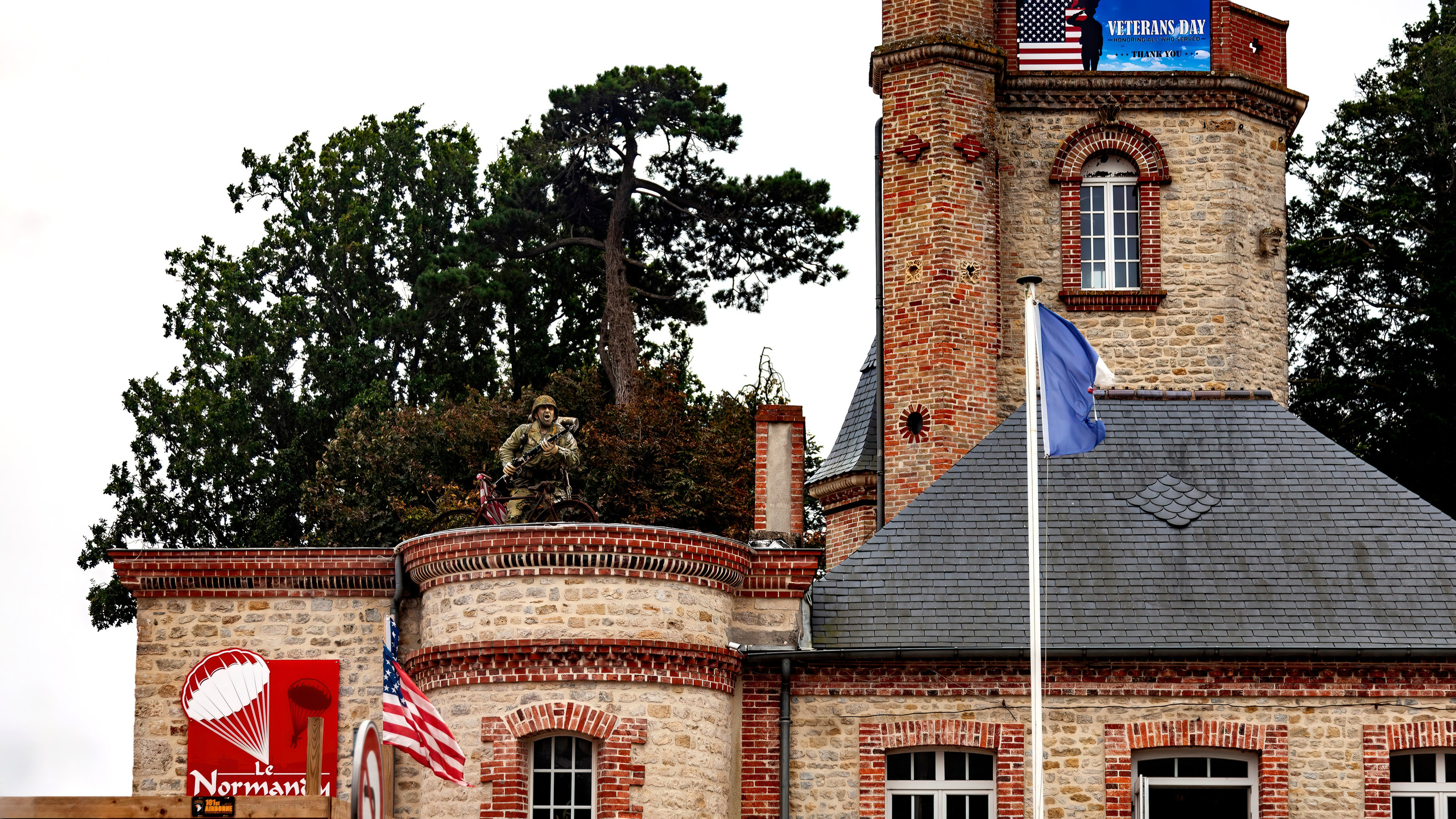 181.Sainte Mere Eglise.France.20.9.2024. Путешествия в формате 360......