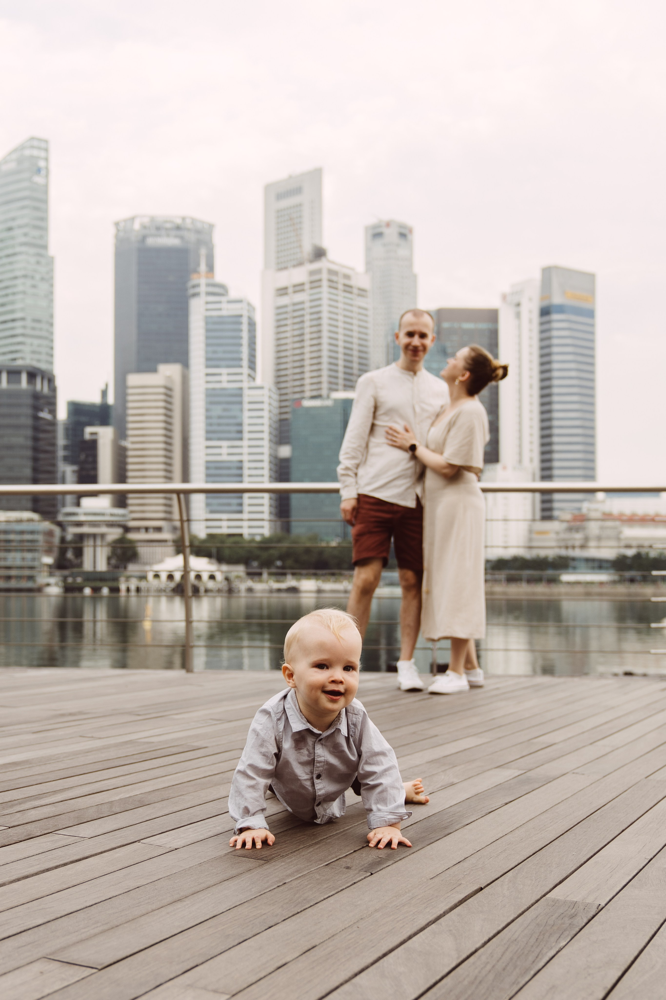 Family. Dasha in Singapore
