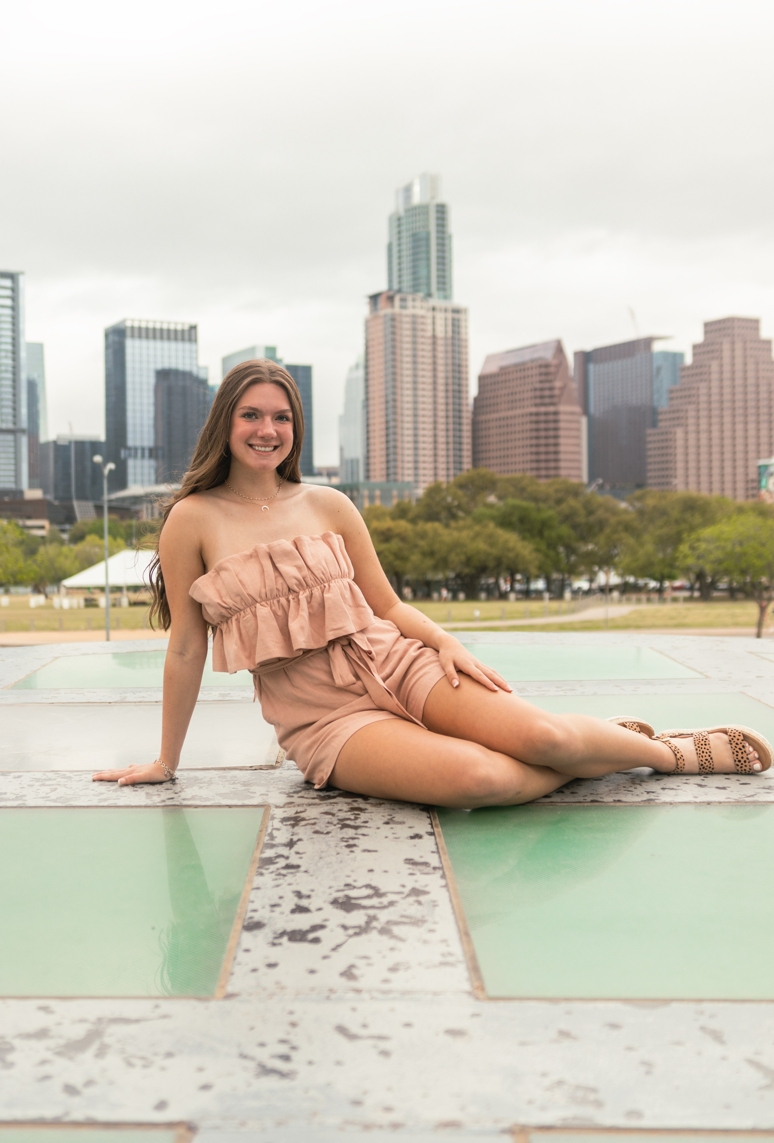 Avery’s senior photoshoot at Auditorium Shores