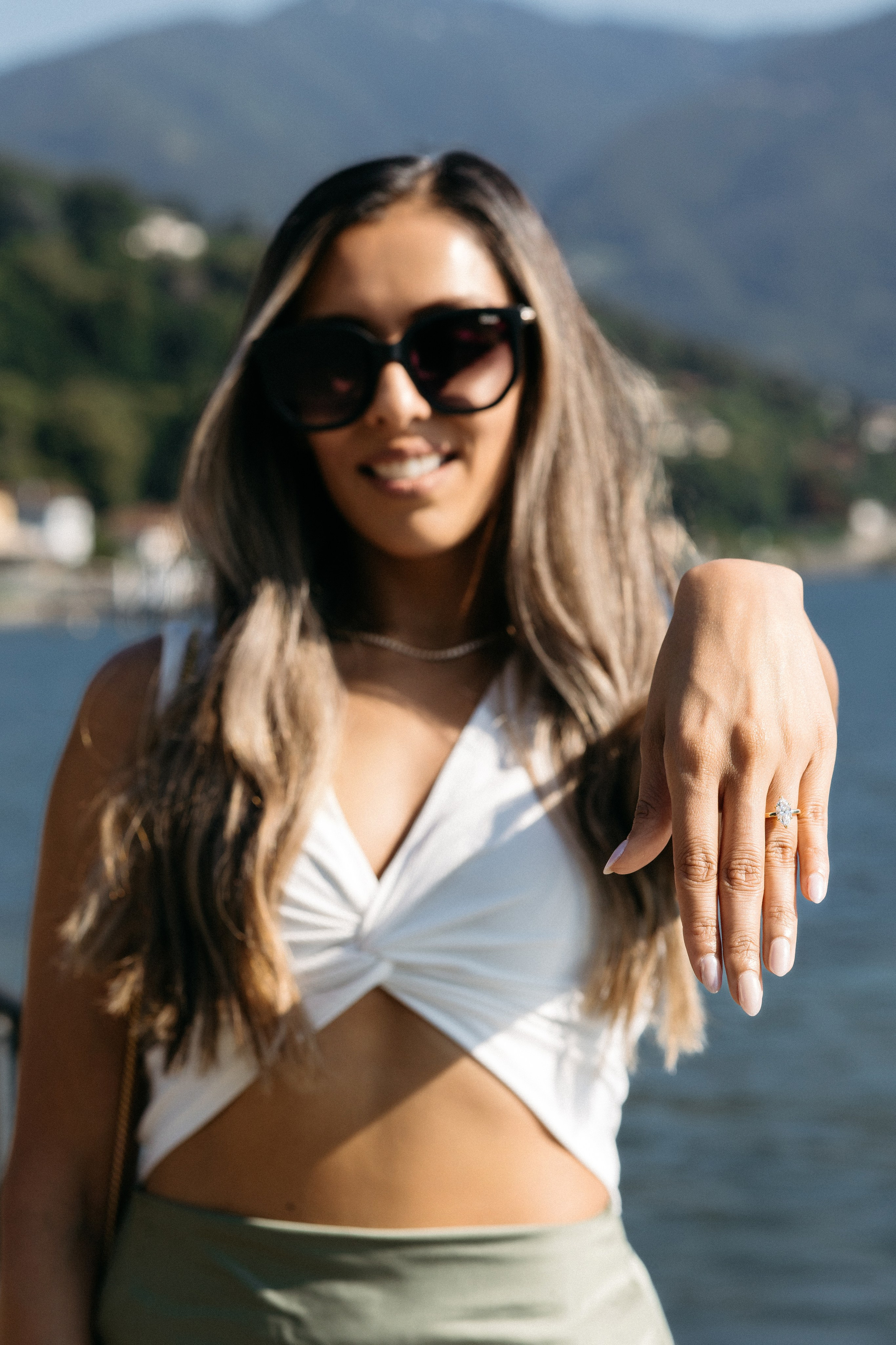 She said yes 💍. Wedding photographer in Italy