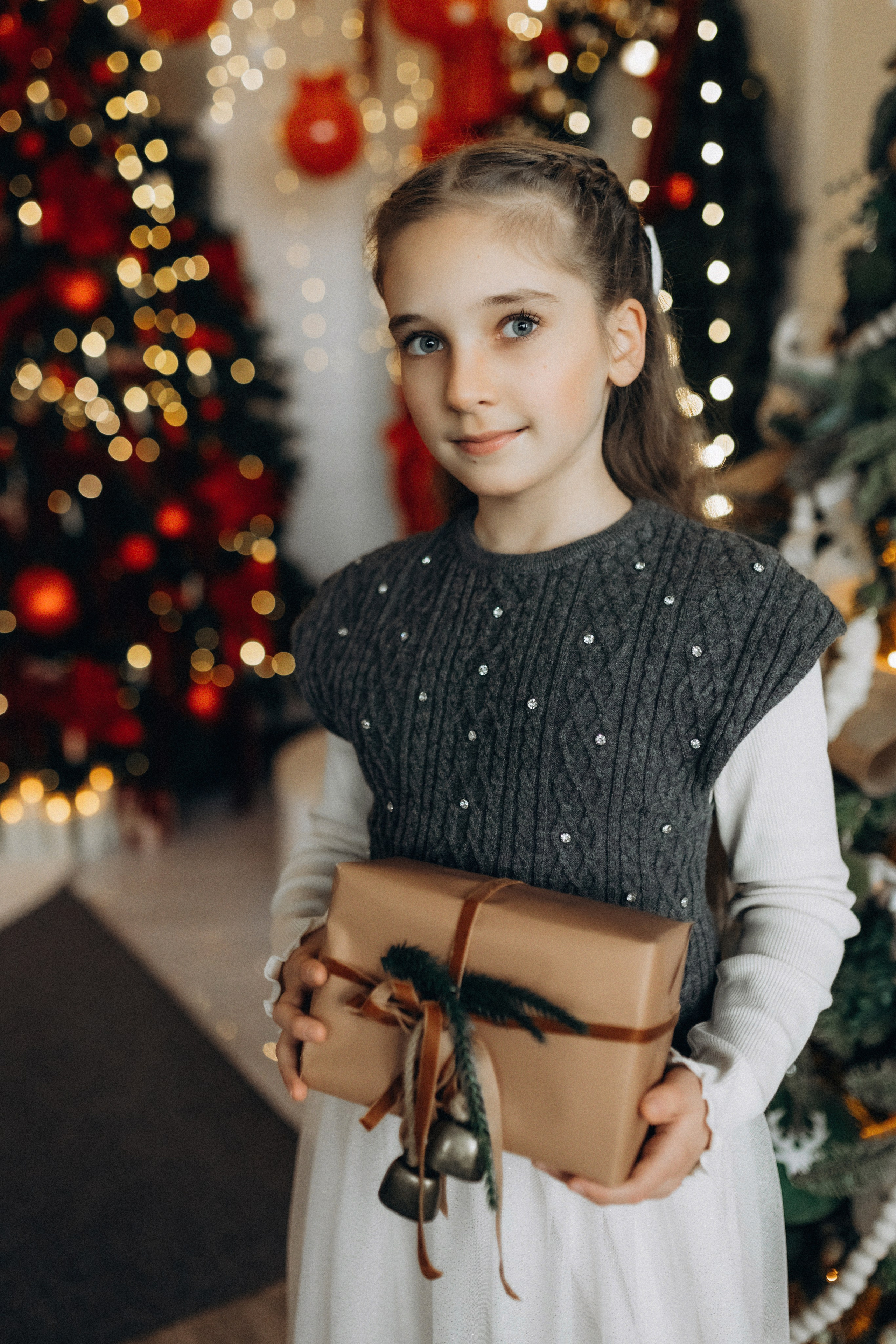 Новогодняя фотосессия в студии. Семейный фотограф Лейпциг, Германия