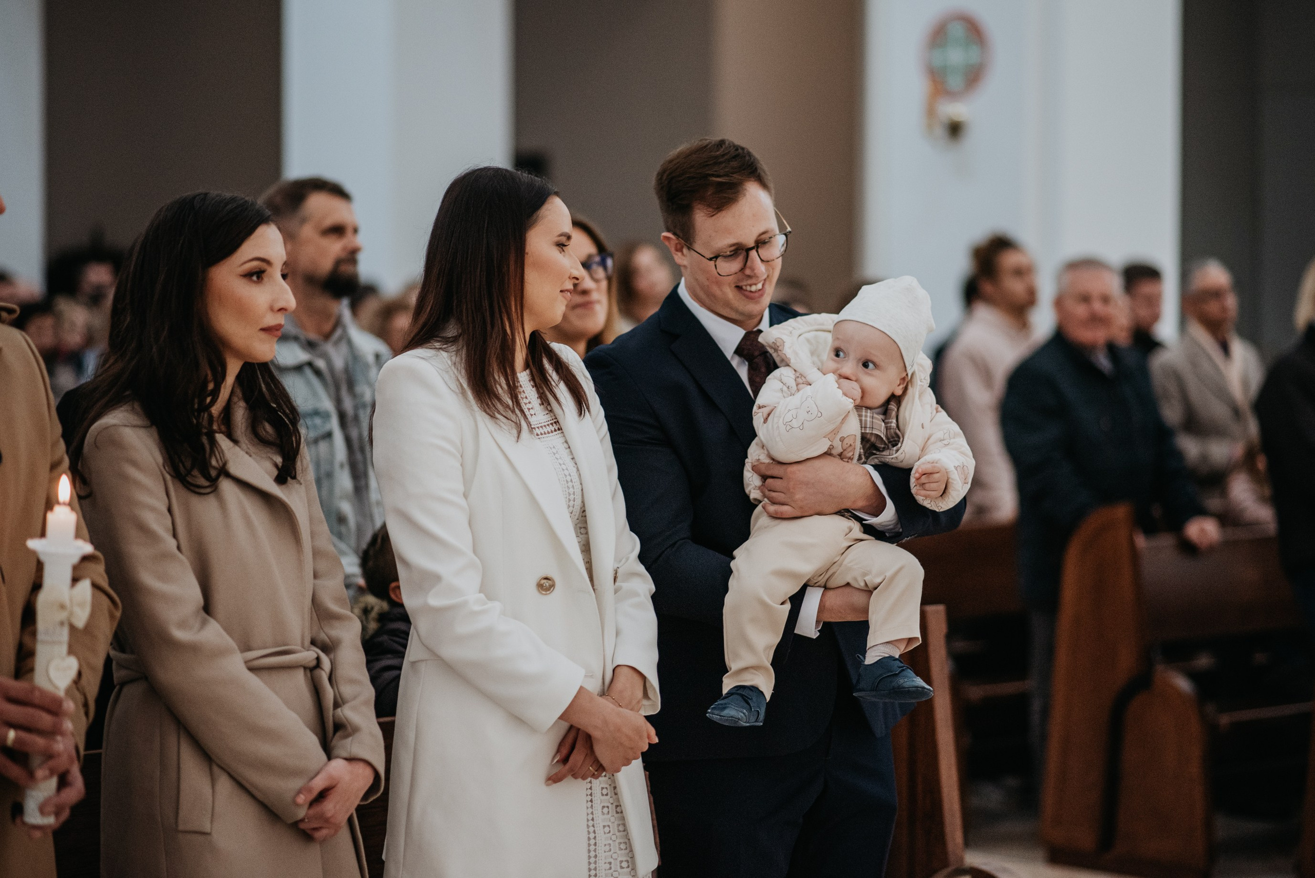 Chrzest Święty Wojtka. Dominika Strachacka Fotografia | Fotograf ślubny i rodzinny Opole Lubelskie Lublin