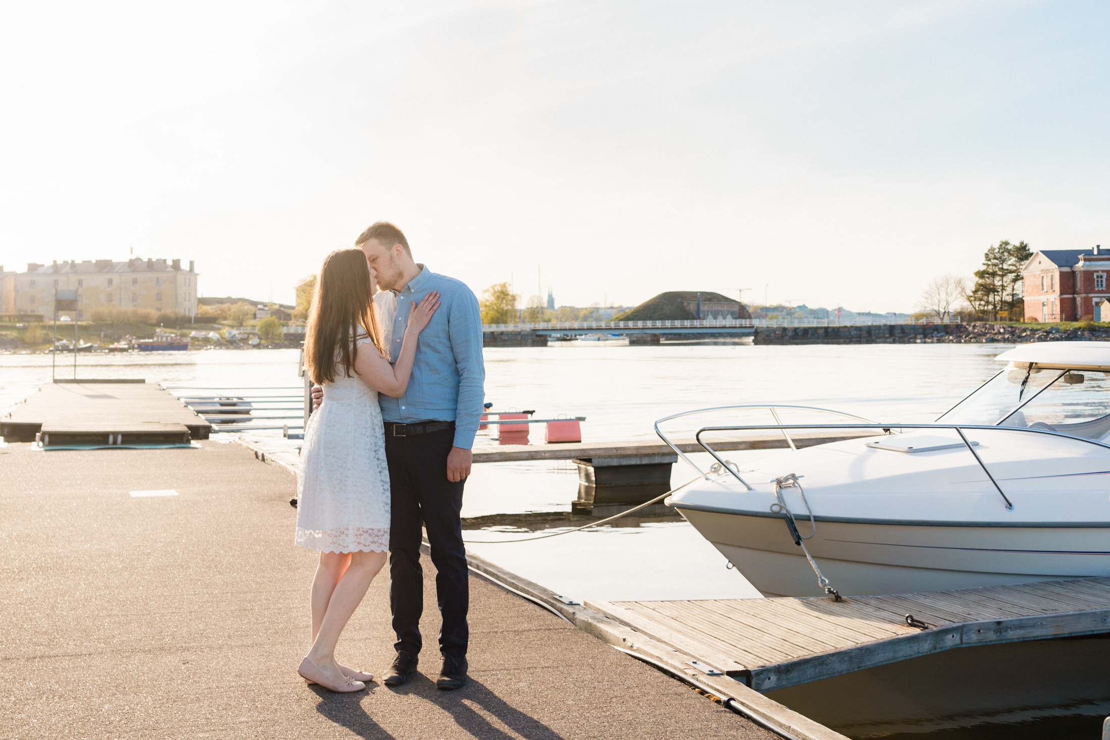 Kihlakuvaus Suomenlinnassa