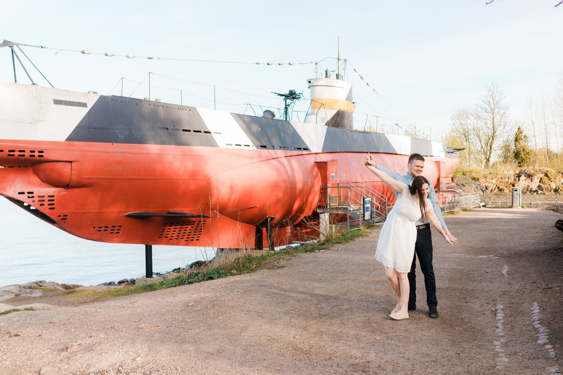 Kihlakuvaus Suomenlinnassa