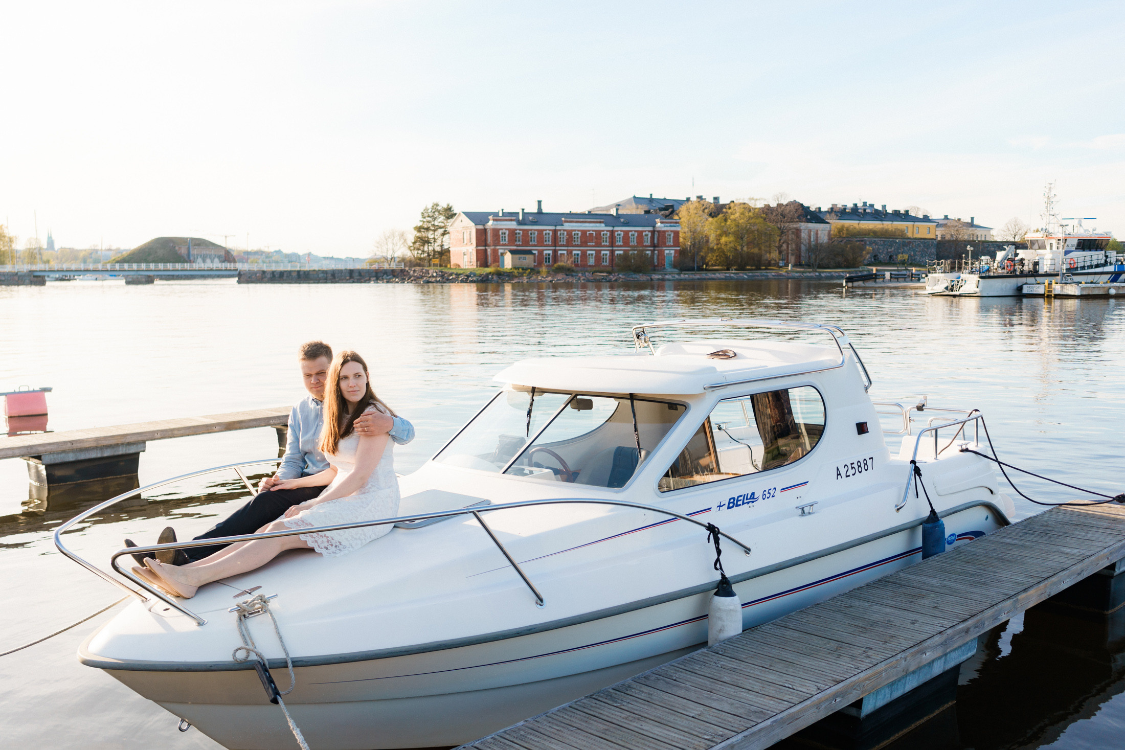 Kihlakuvaus Suomenlinnassa