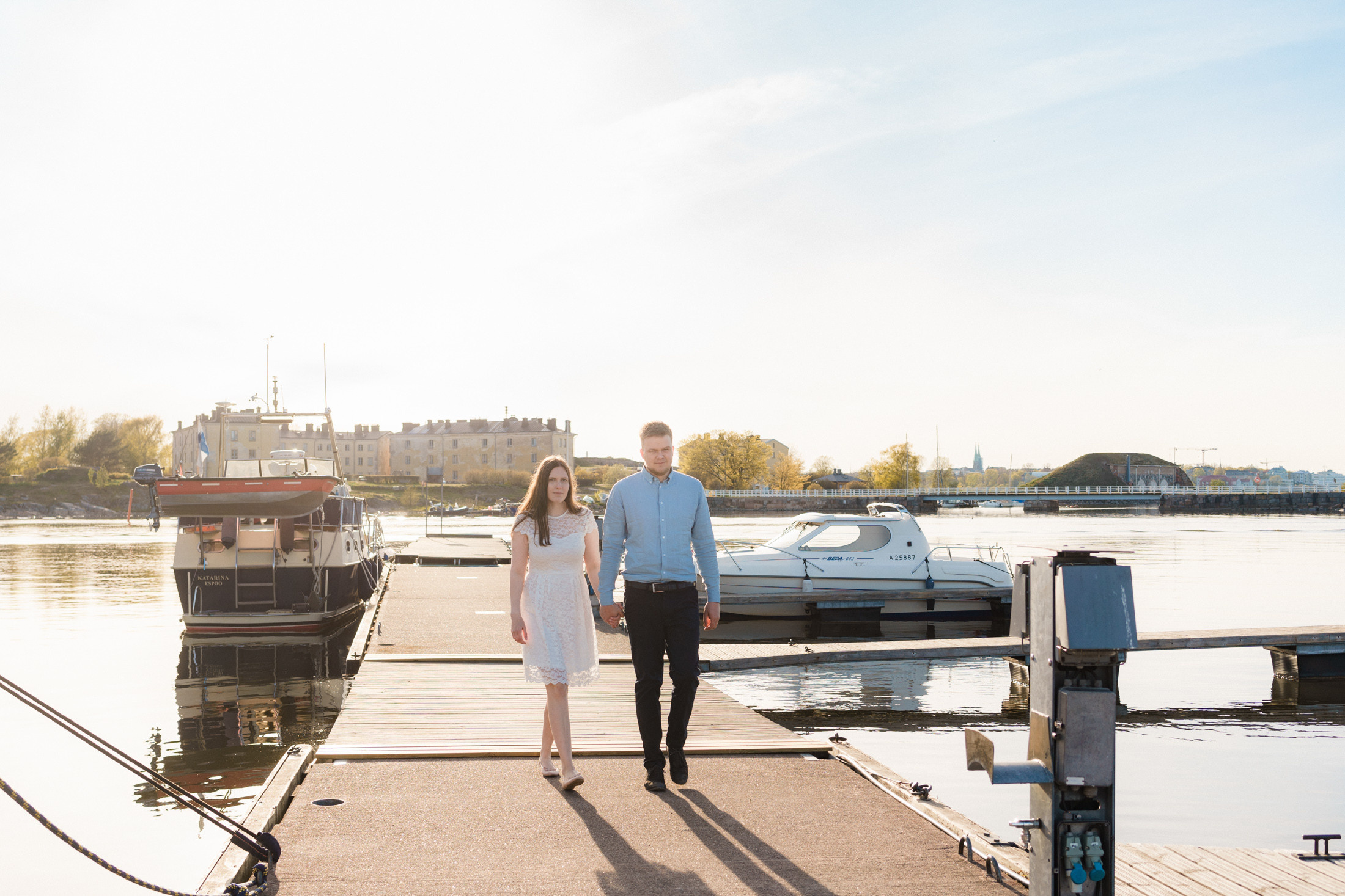 Kihlakuvaus Suomenlinnassa