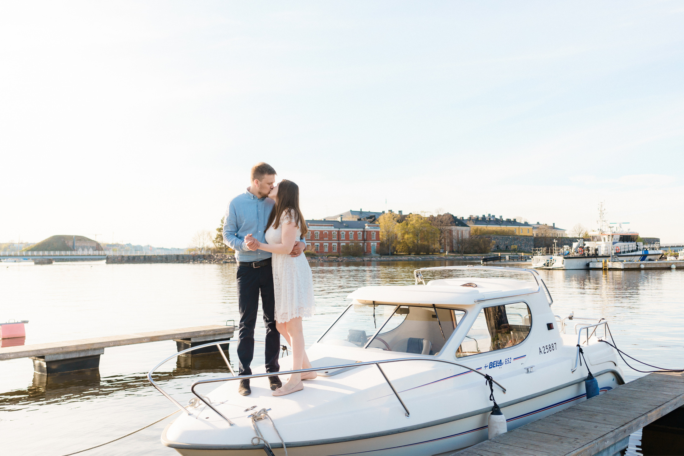 Kihlakuvaus Suomenlinnassa