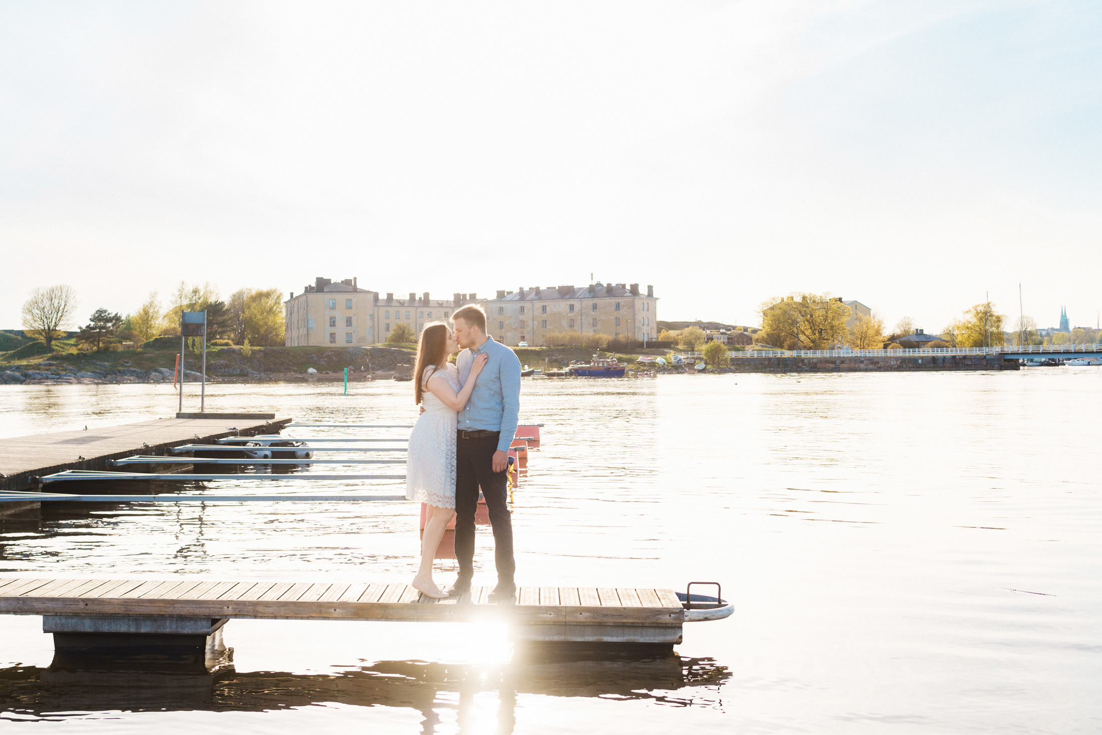 Kihlakuvaus Suomenlinnassa