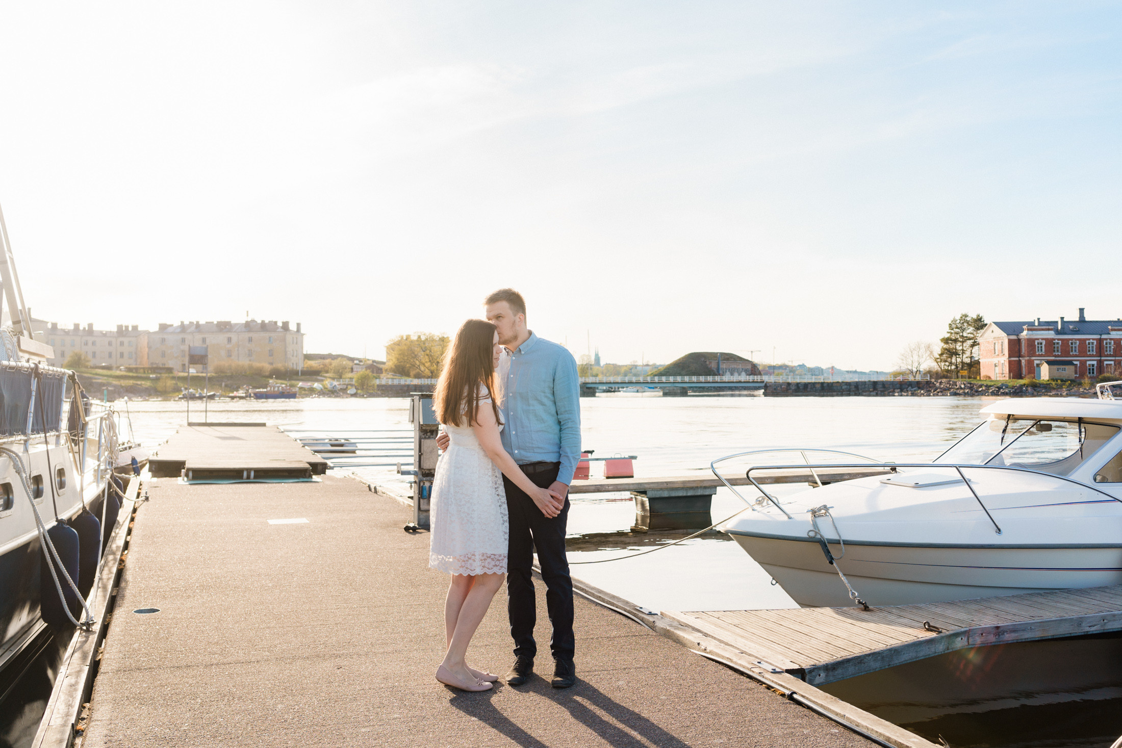 Kihlakuvaus Suomenlinnassa