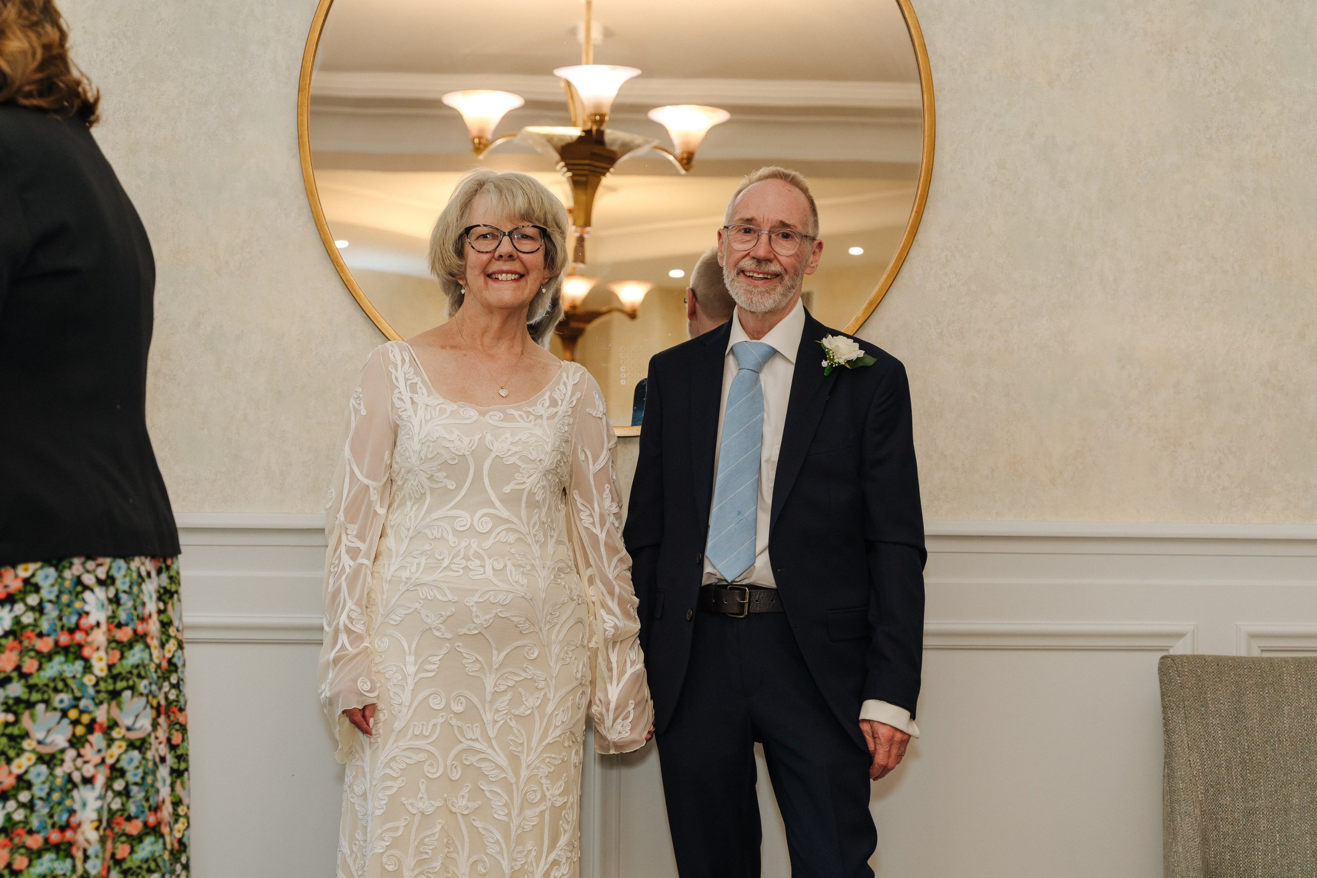 Bride and groom at Wandsworth Town Hall civil ceremony