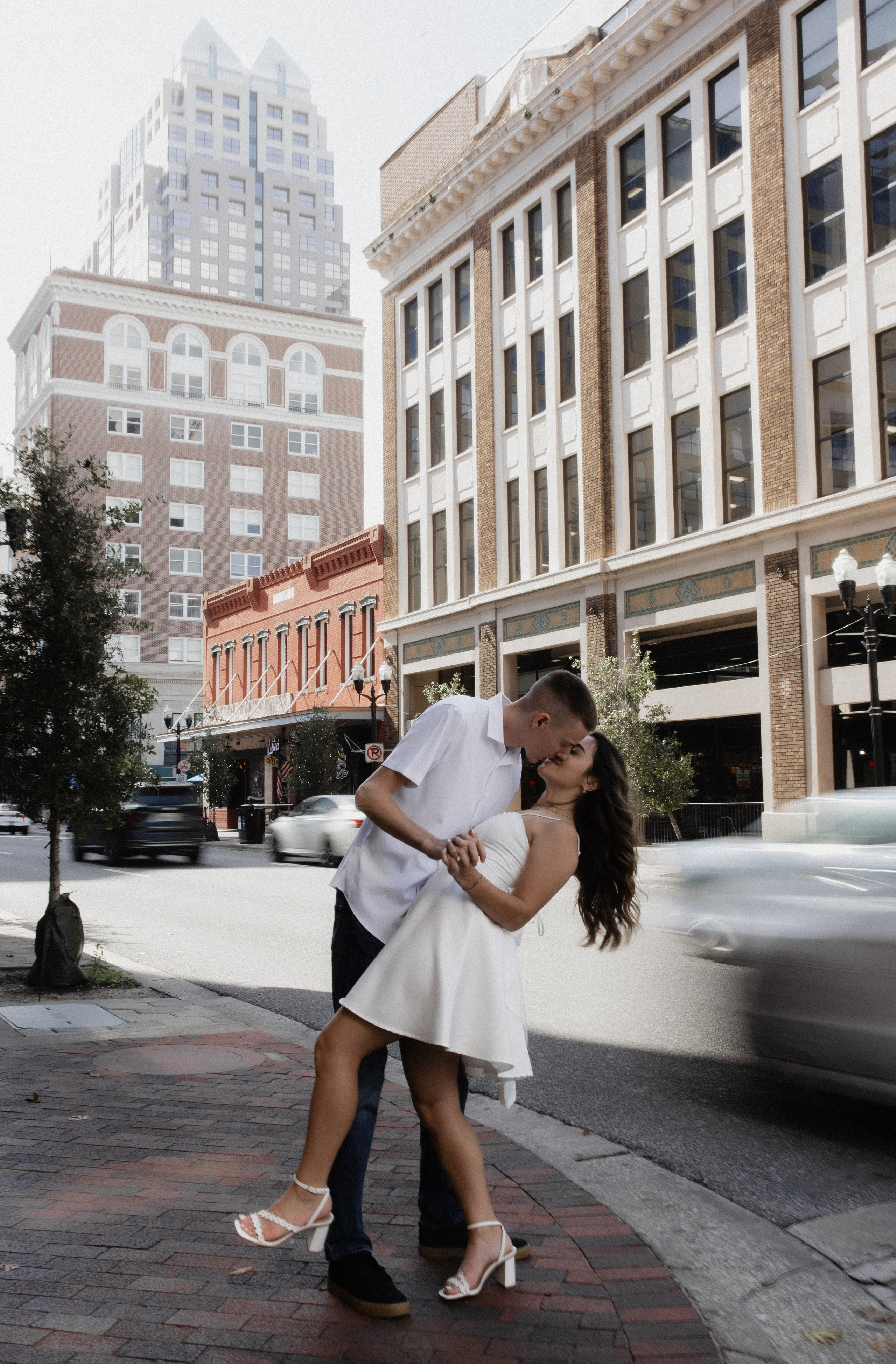 Engagement Photoshoot in the city. Photographer Anastasia Nagibina