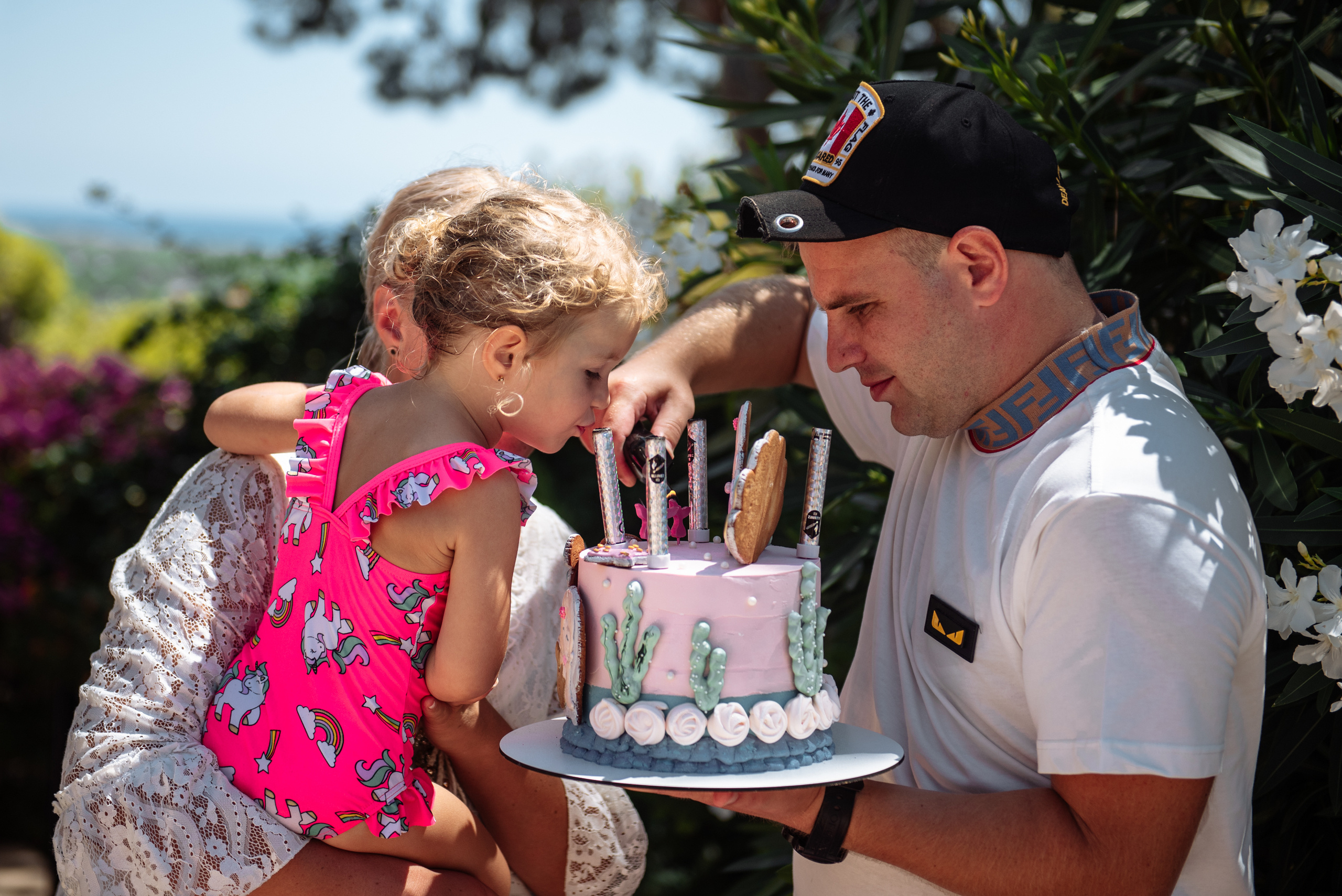 Ariana cumpleaños 3 años. Fotógrafa Ekaterina Gasanova - sesiones de fotos en Barcelona
