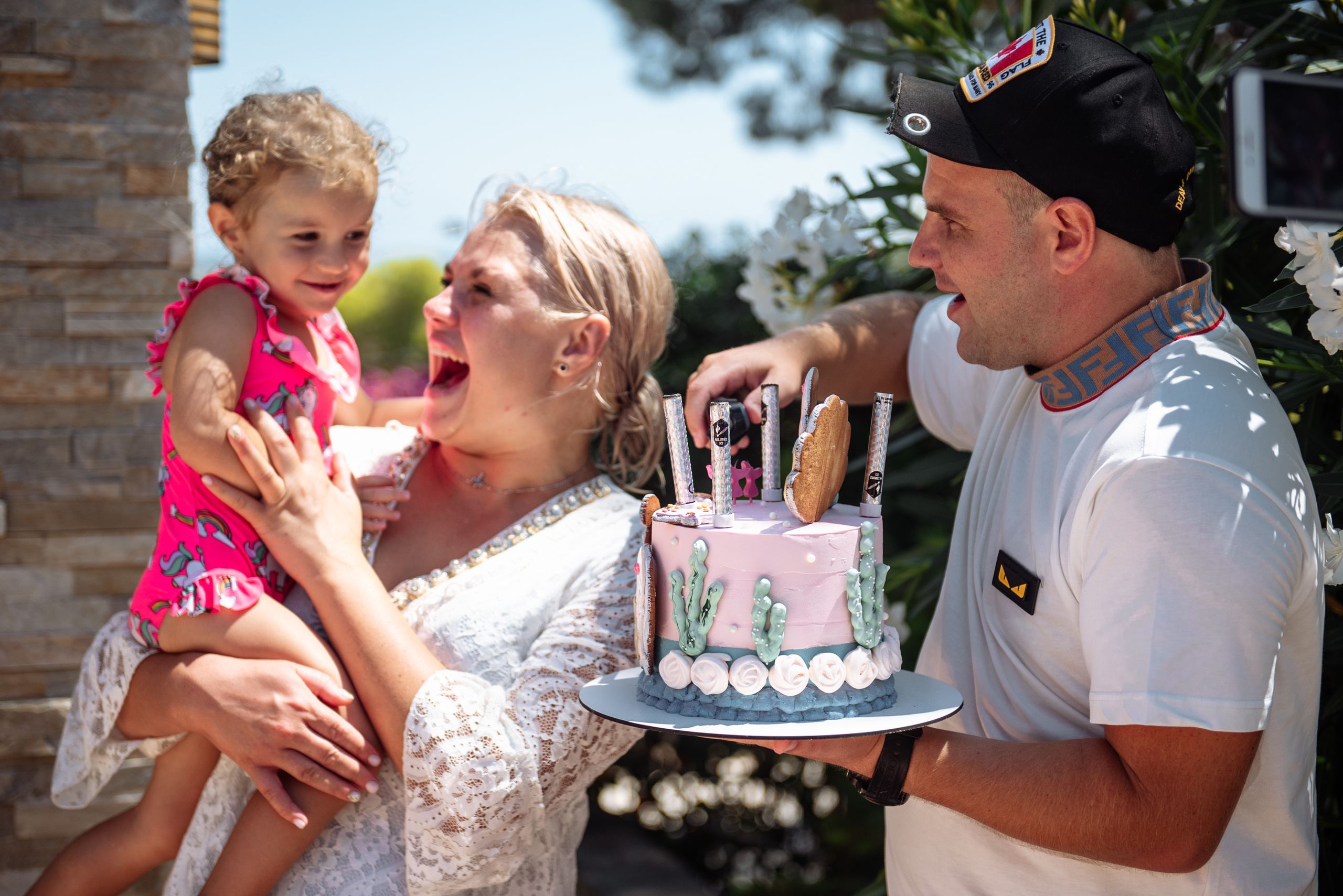 Ariana cumpleaños 3 años. Fotógrafa Ekaterina Gasanova - sesiones de fotos en Barcelona