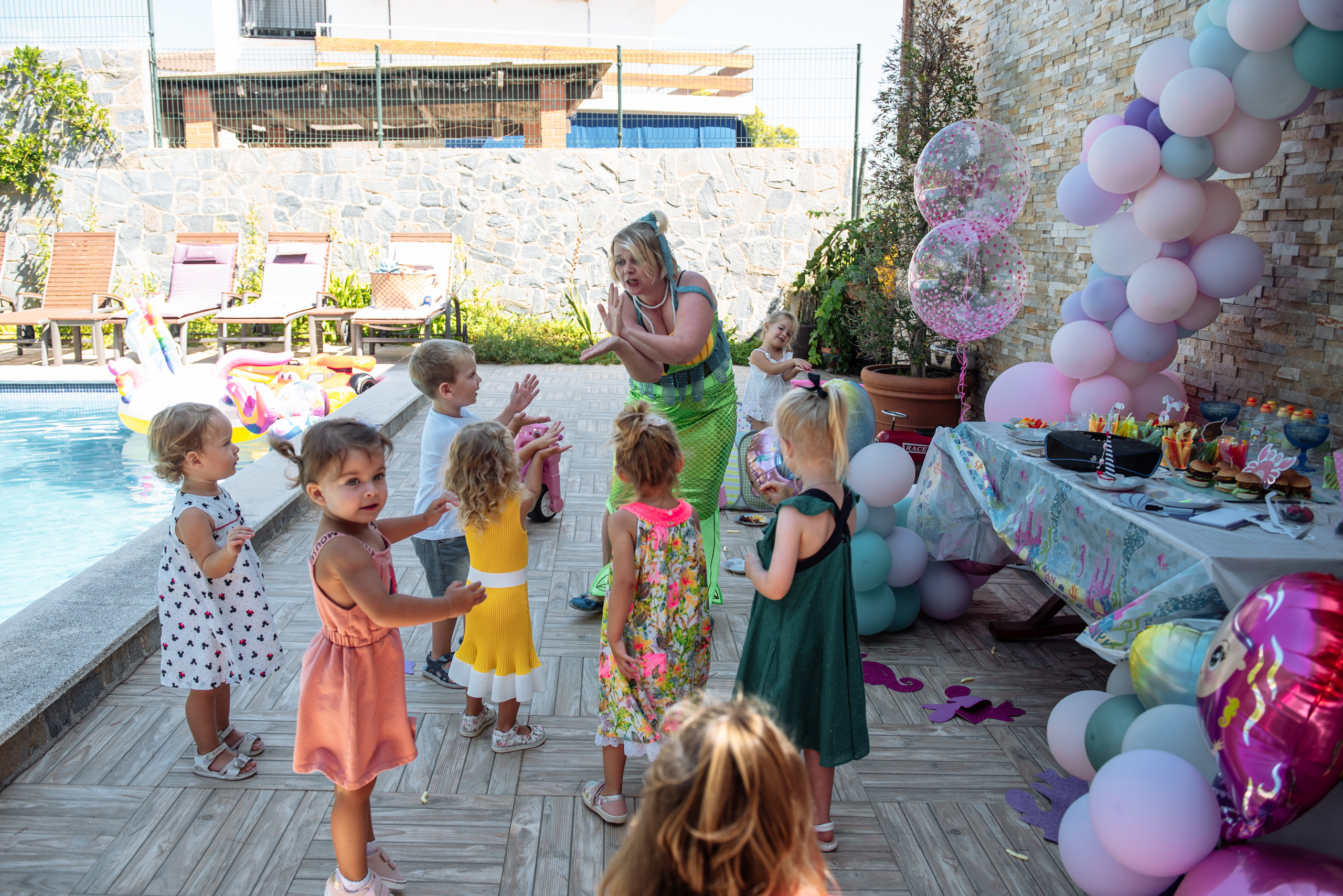 Ariana cumpleaños 3 años. Fotógrafa Ekaterina Gasanova - sesiones de fotos en Barcelona