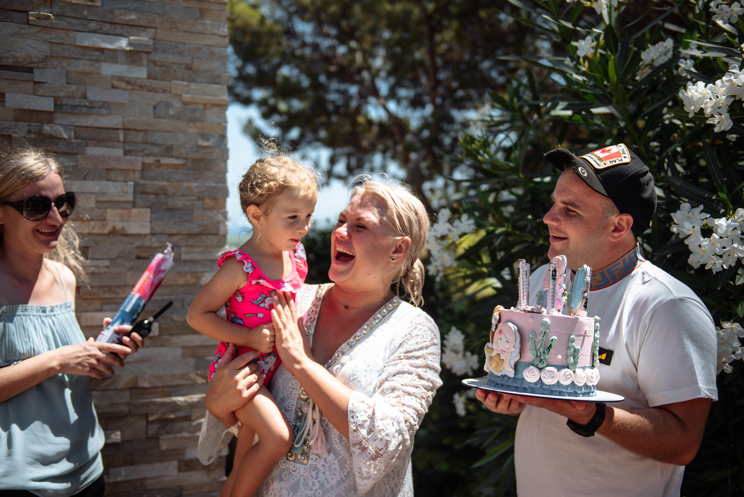 Ariana cumpleaños 3 años. Fotógrafa Ekaterina Gasanova - sesiones de fotos en Barcelona