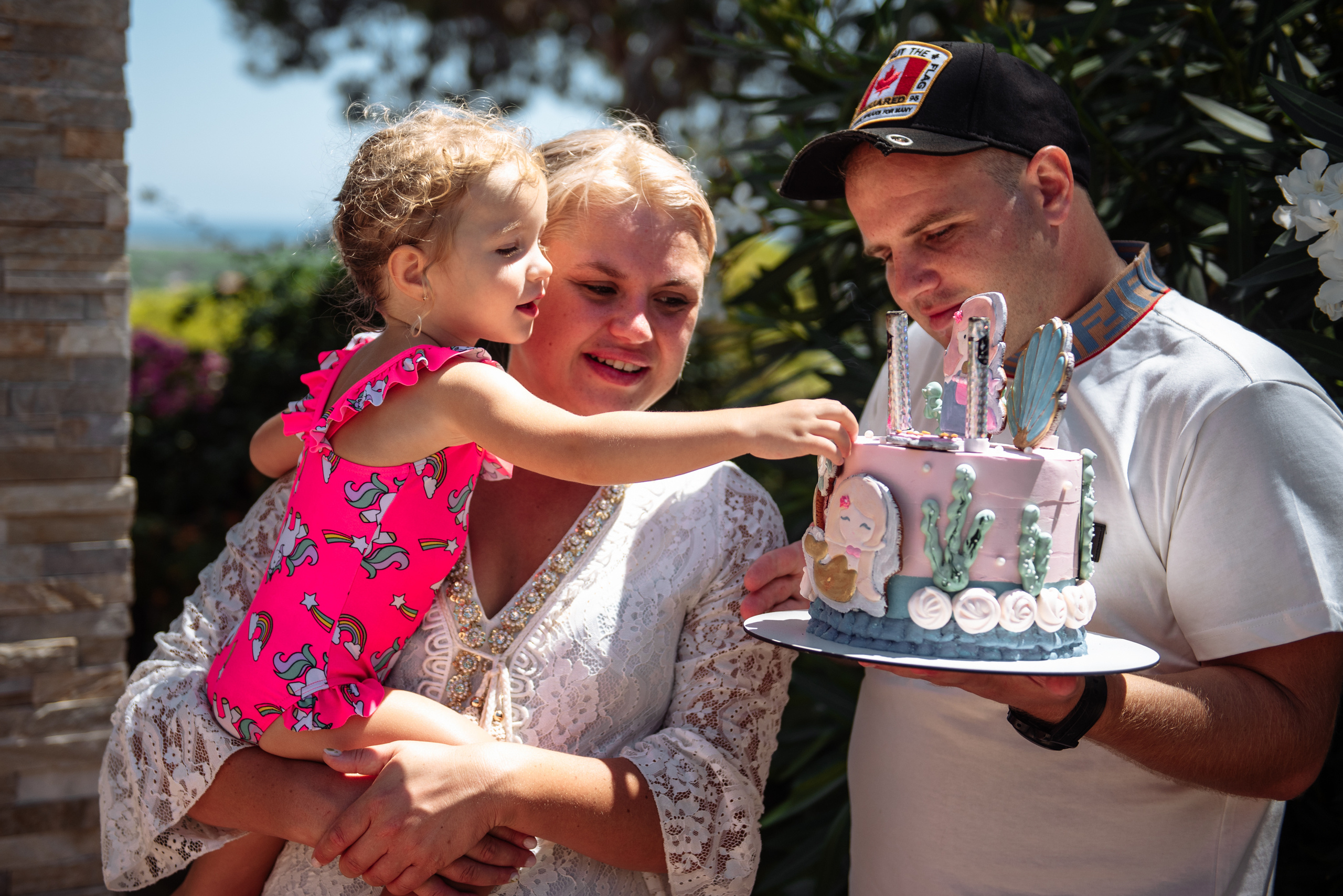 Ariana cumpleaños 3 años. Fotógrafa Ekaterina Gasanova - sesiones de fotos en Barcelona