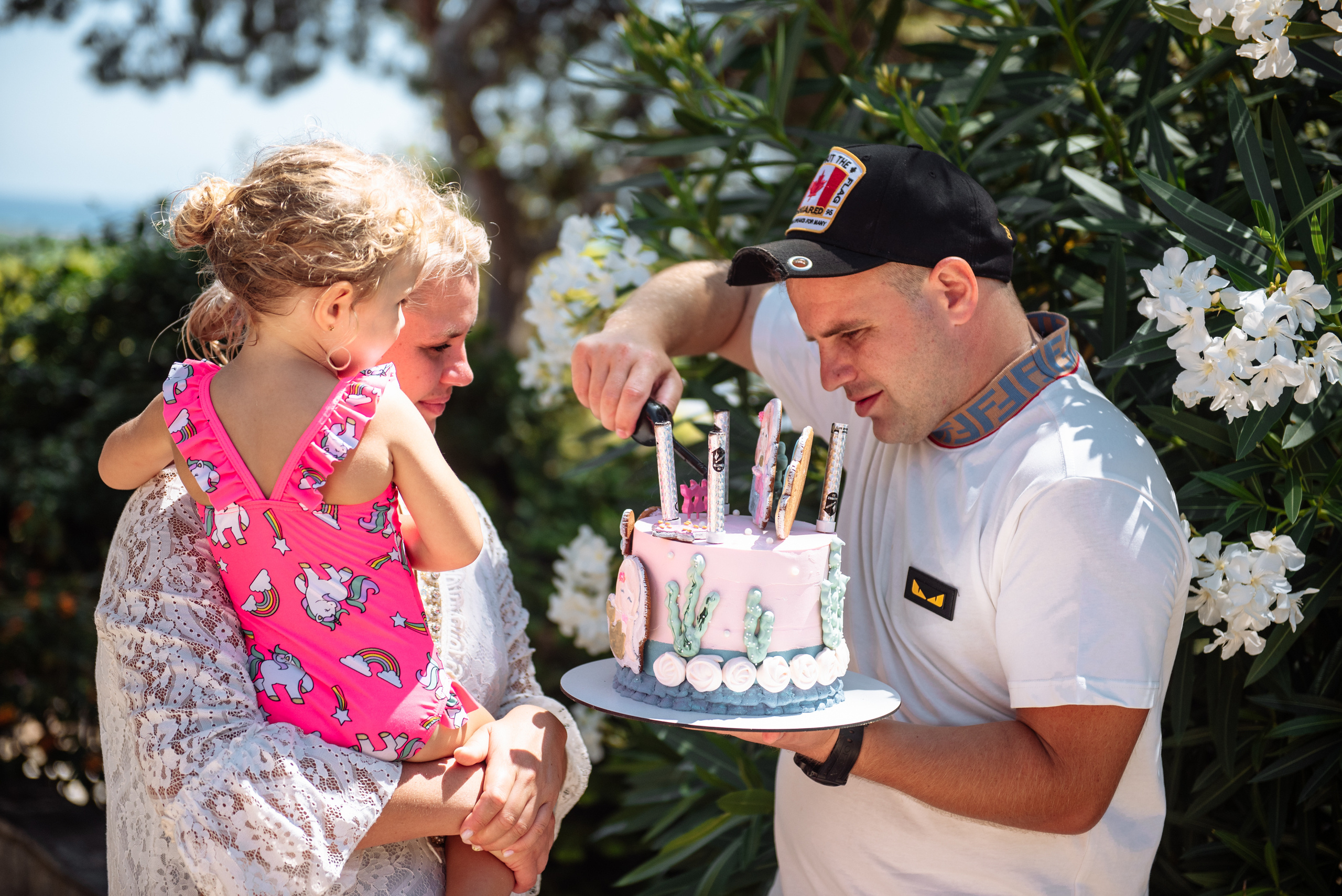 Ariana cumpleaños 3 años. Fotógrafa Ekaterina Gasanova - sesiones de fotos en Barcelona