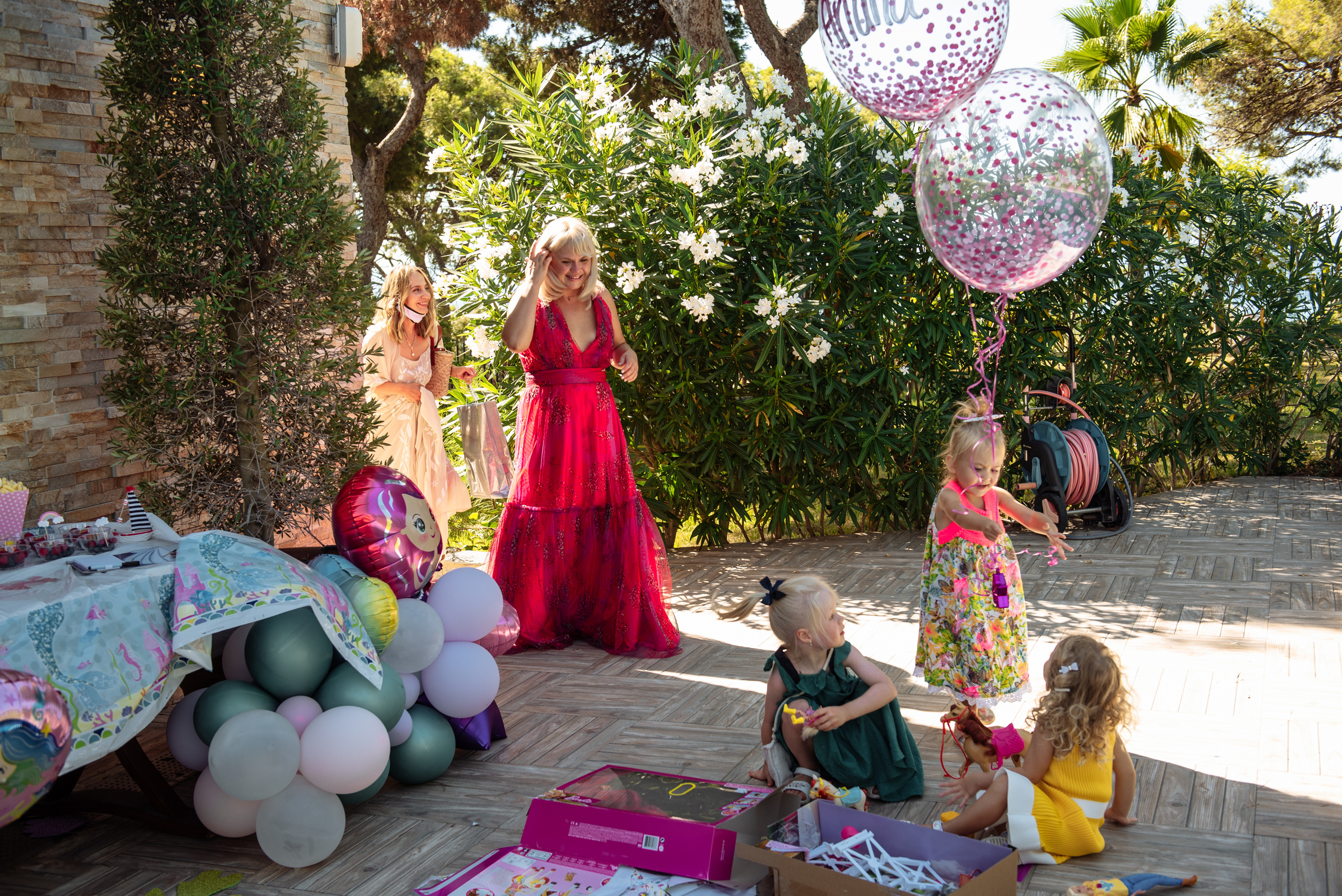 Ariana cumpleaños 3 años. Fotógrafa Ekaterina Gasanova - sesiones de fotos en Barcelona